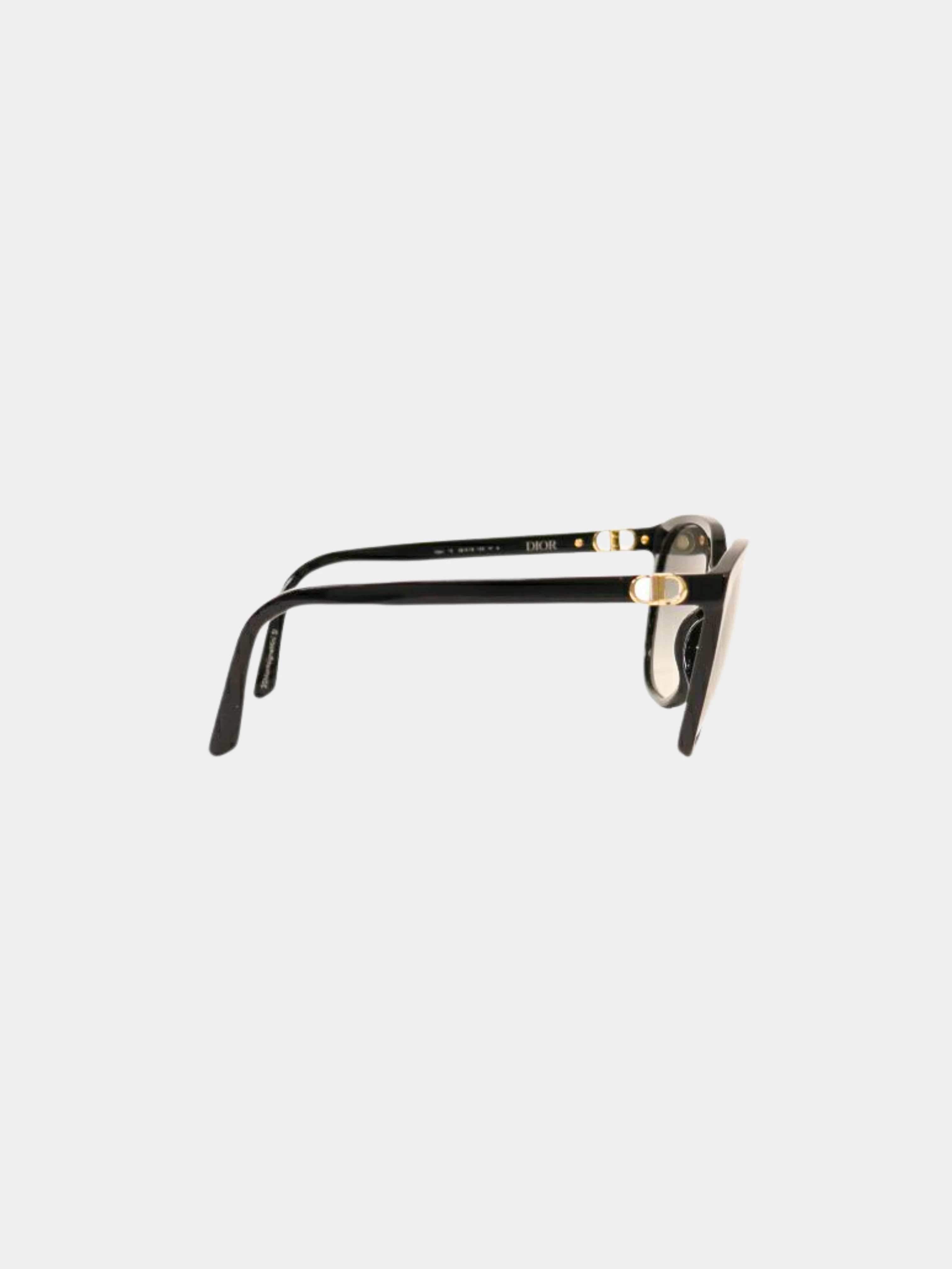 Christian Dior 2010s Black CD Sunglasses - Image 3