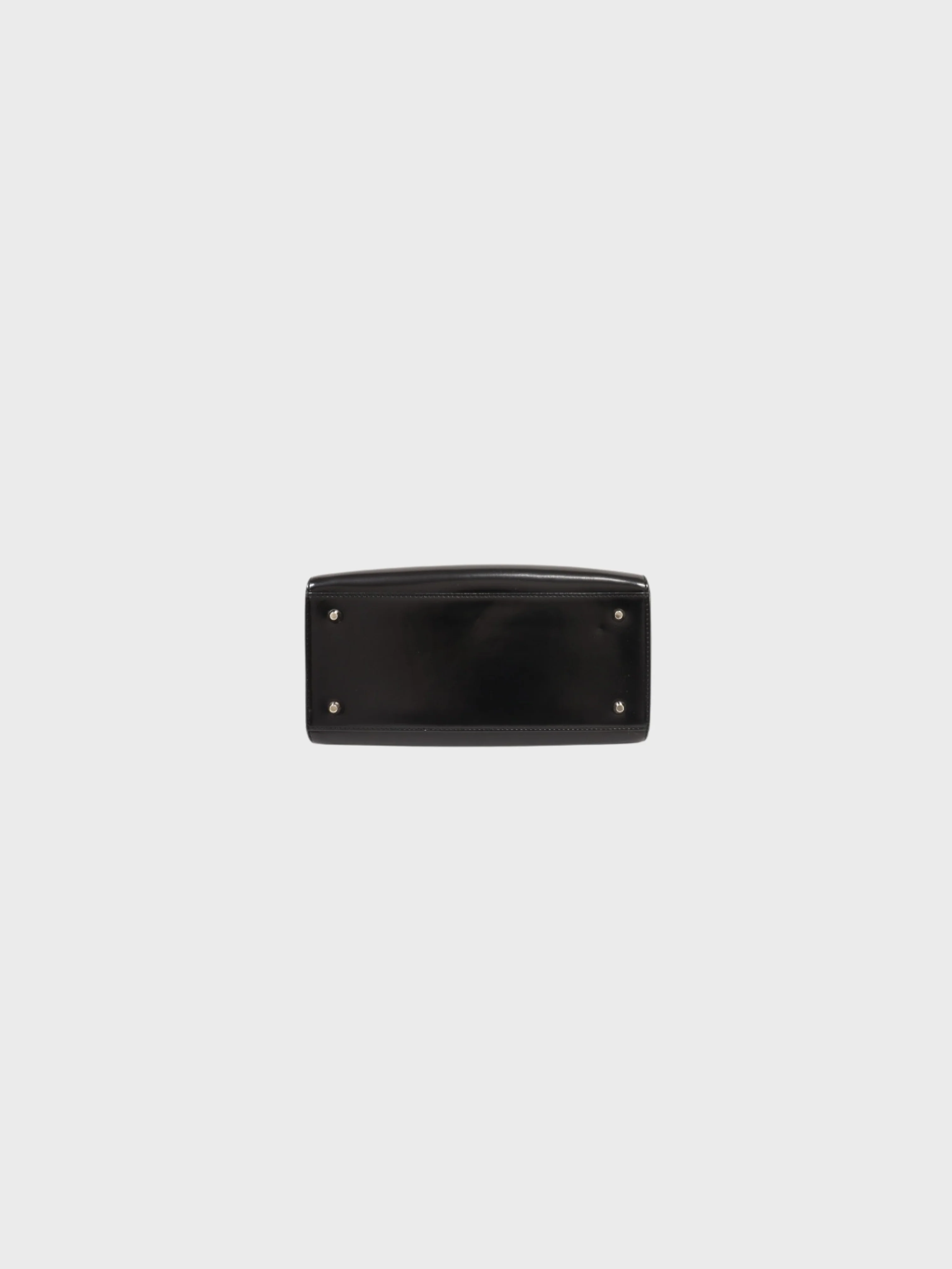 Christian Dior 2010s Black Patent Leather Lady Dior 2-Way Bag - Image 4