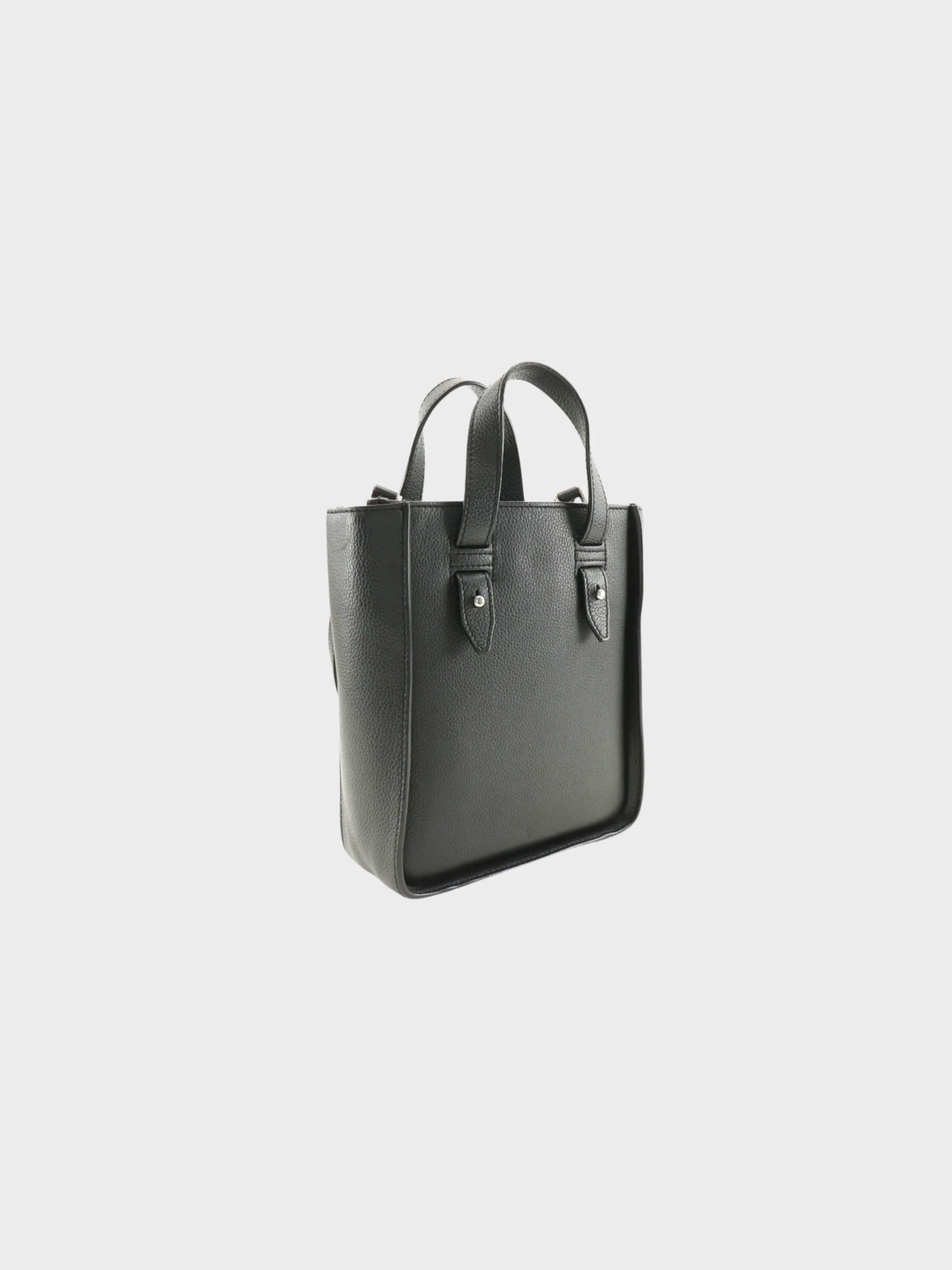 Christian Dior 2010s Black Saddle Mini Two-Way Handbag - Image 2