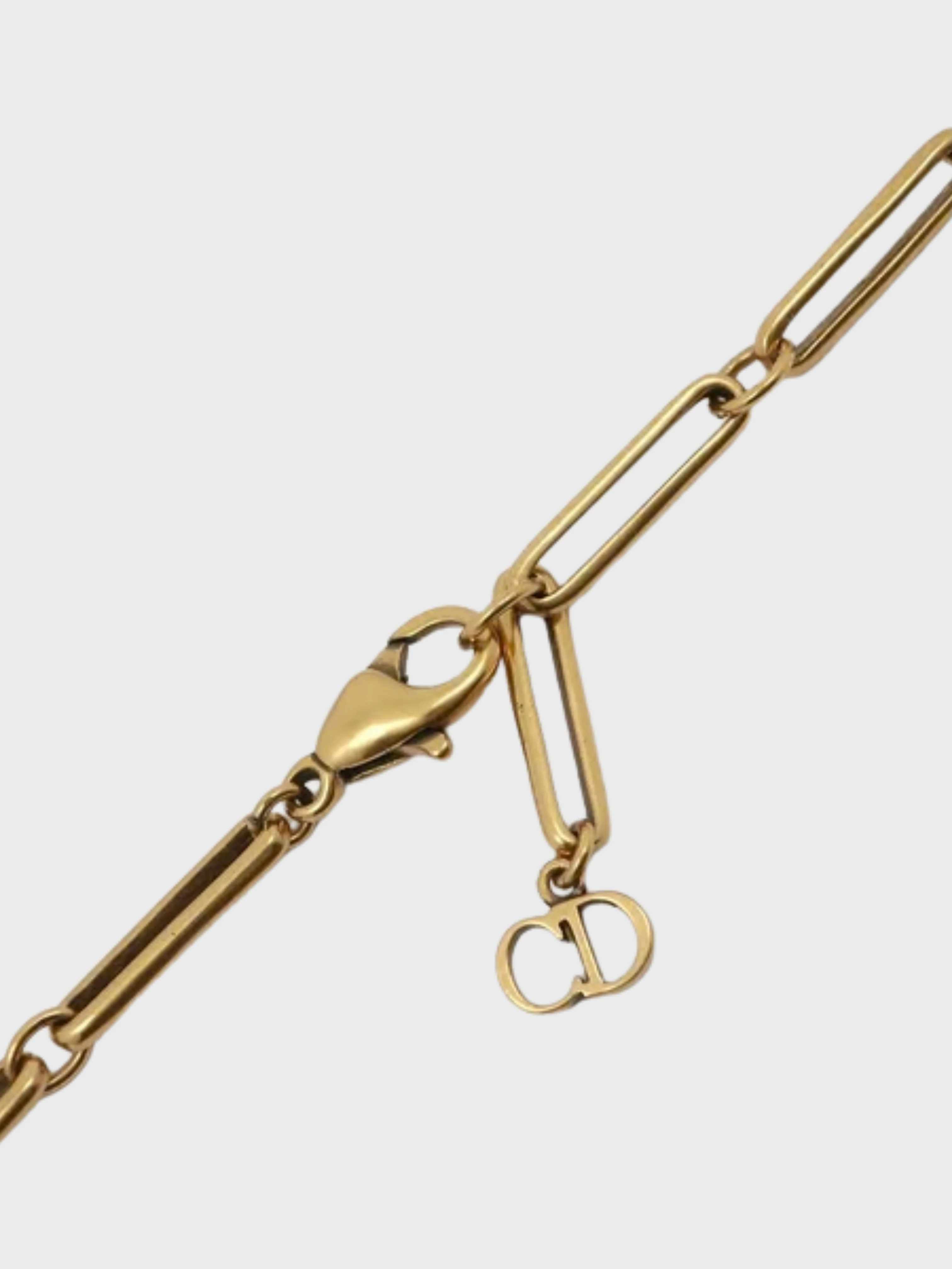 Christian Dior 2010s Gold Plated Metal J'ADIOR Heart Choker Necklace - Image 2