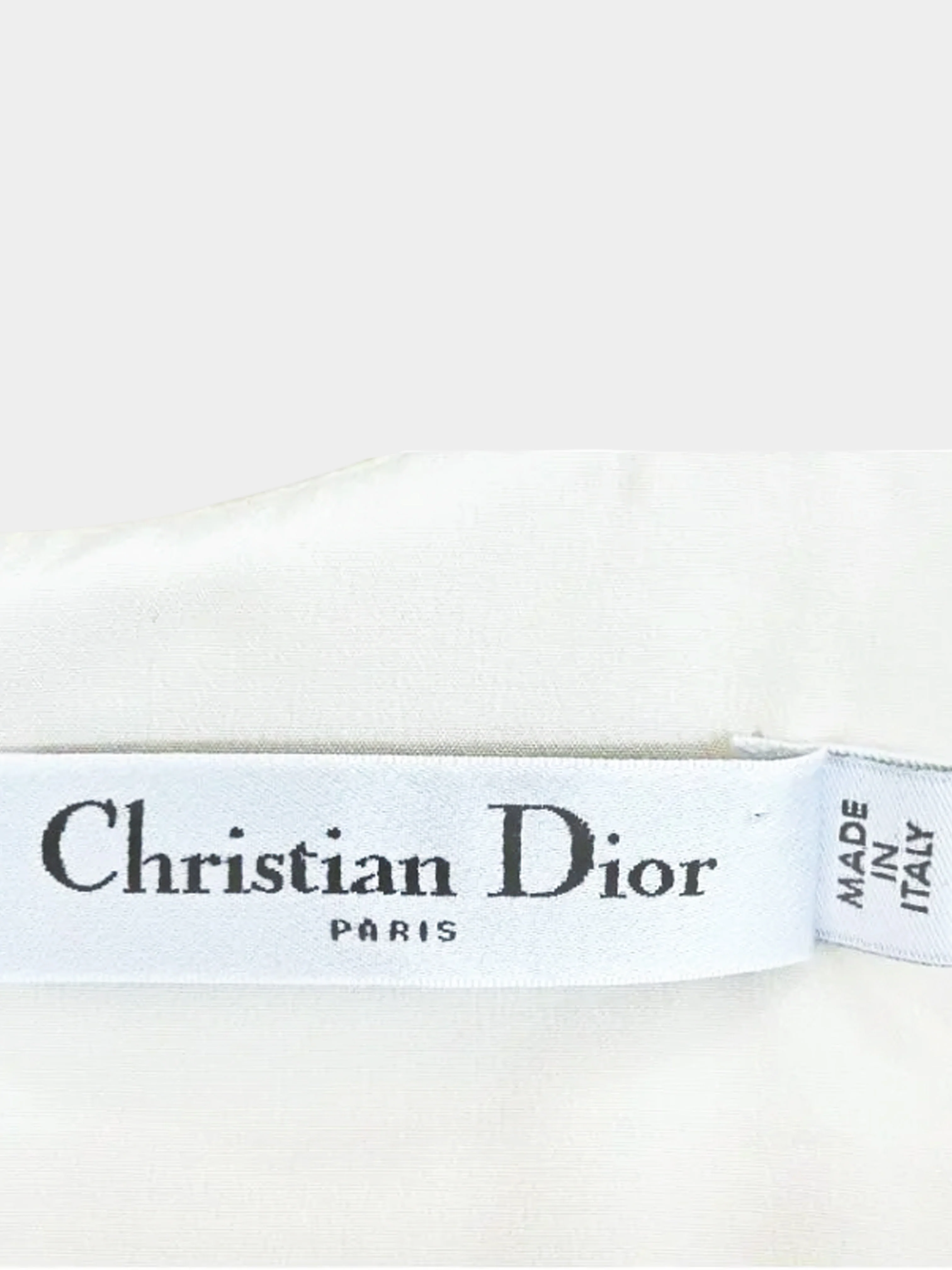 Christian Dior 2010s Ivory Wool Sleeveless Dress - Image 4