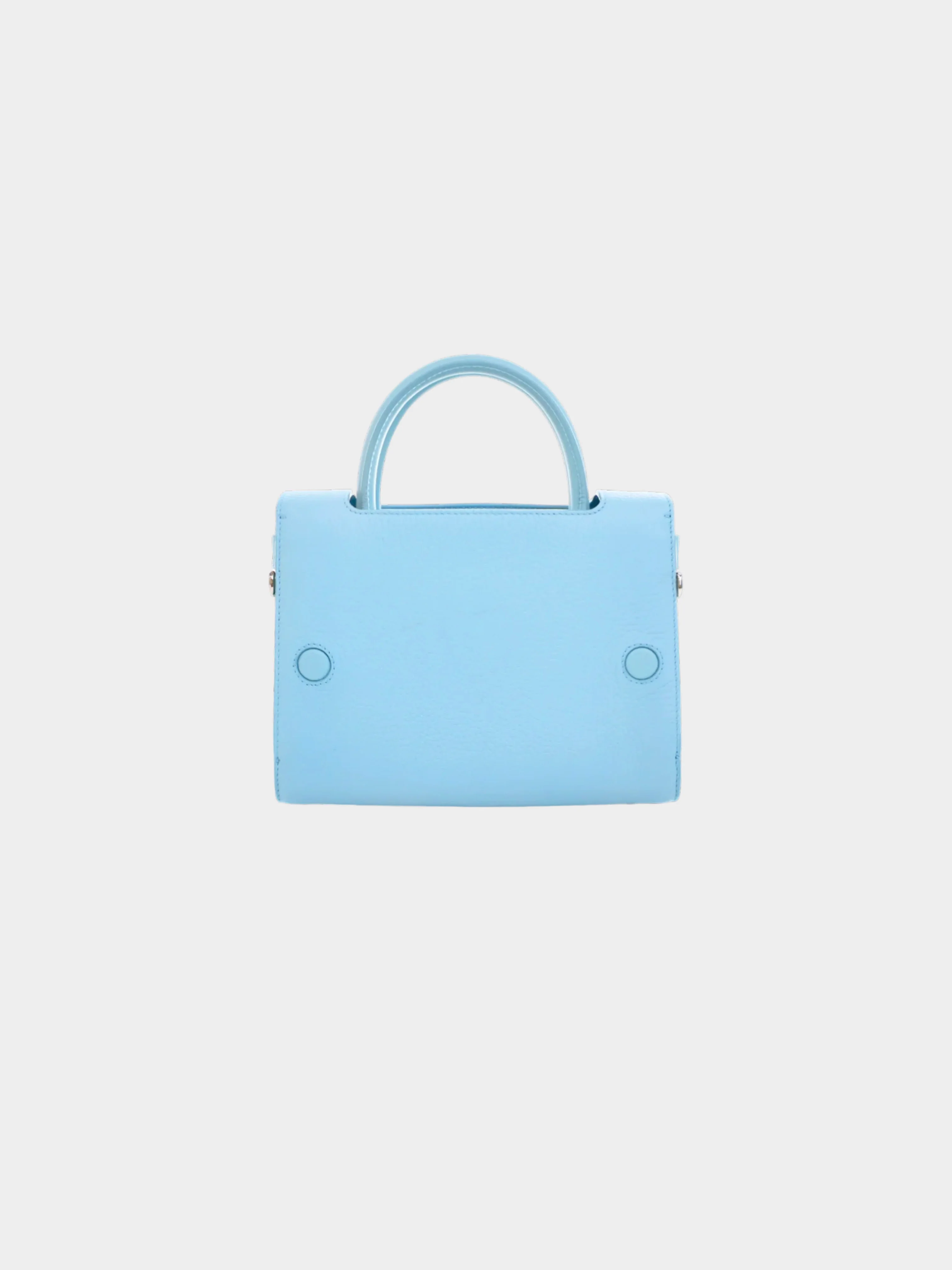 Christian Dior 2010s Light Blue Diorever Mini 2-Way Bag - Image 2