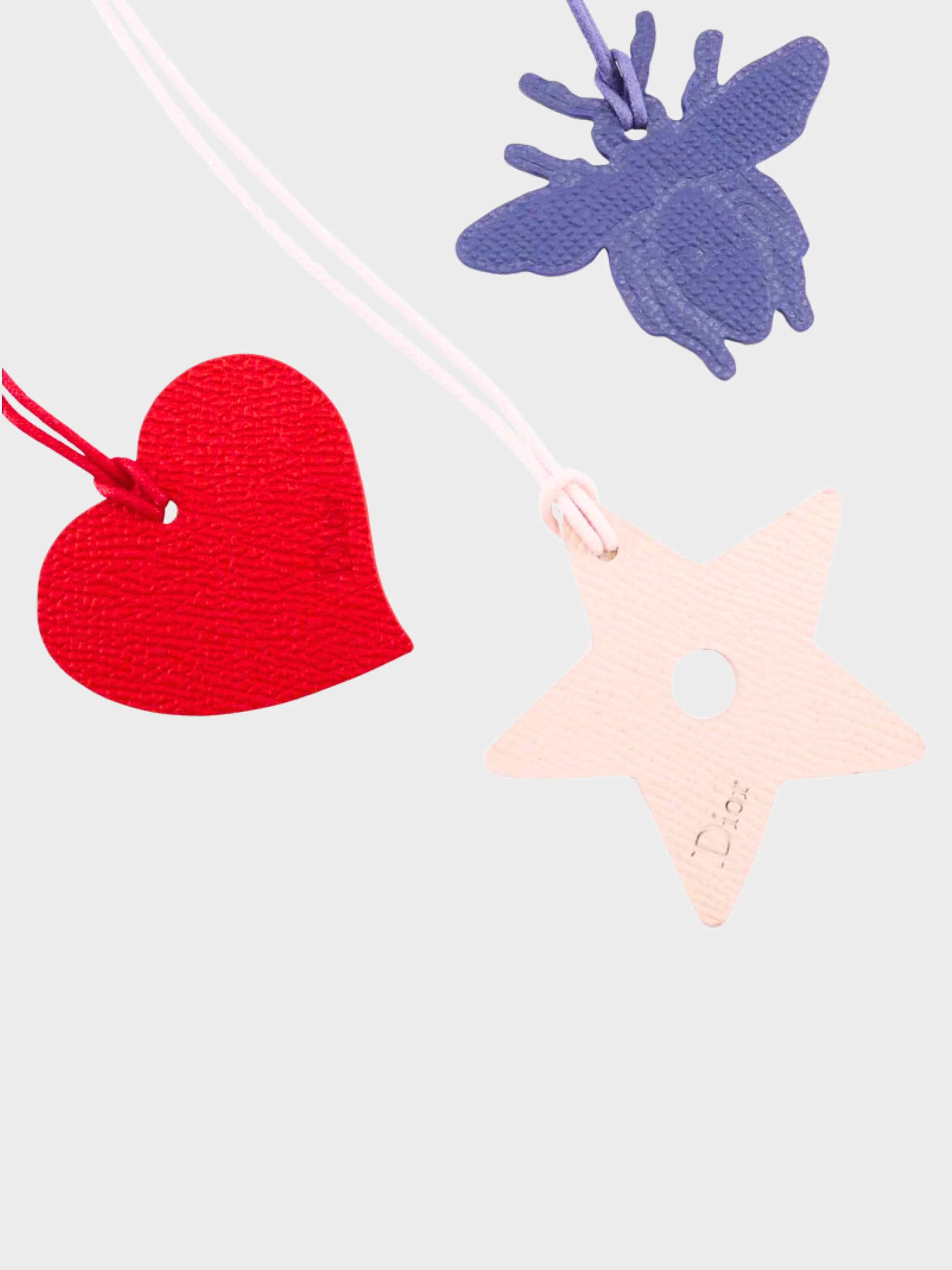 Christian Dior 2010s Three Piece Leather Charm Set - Image 2