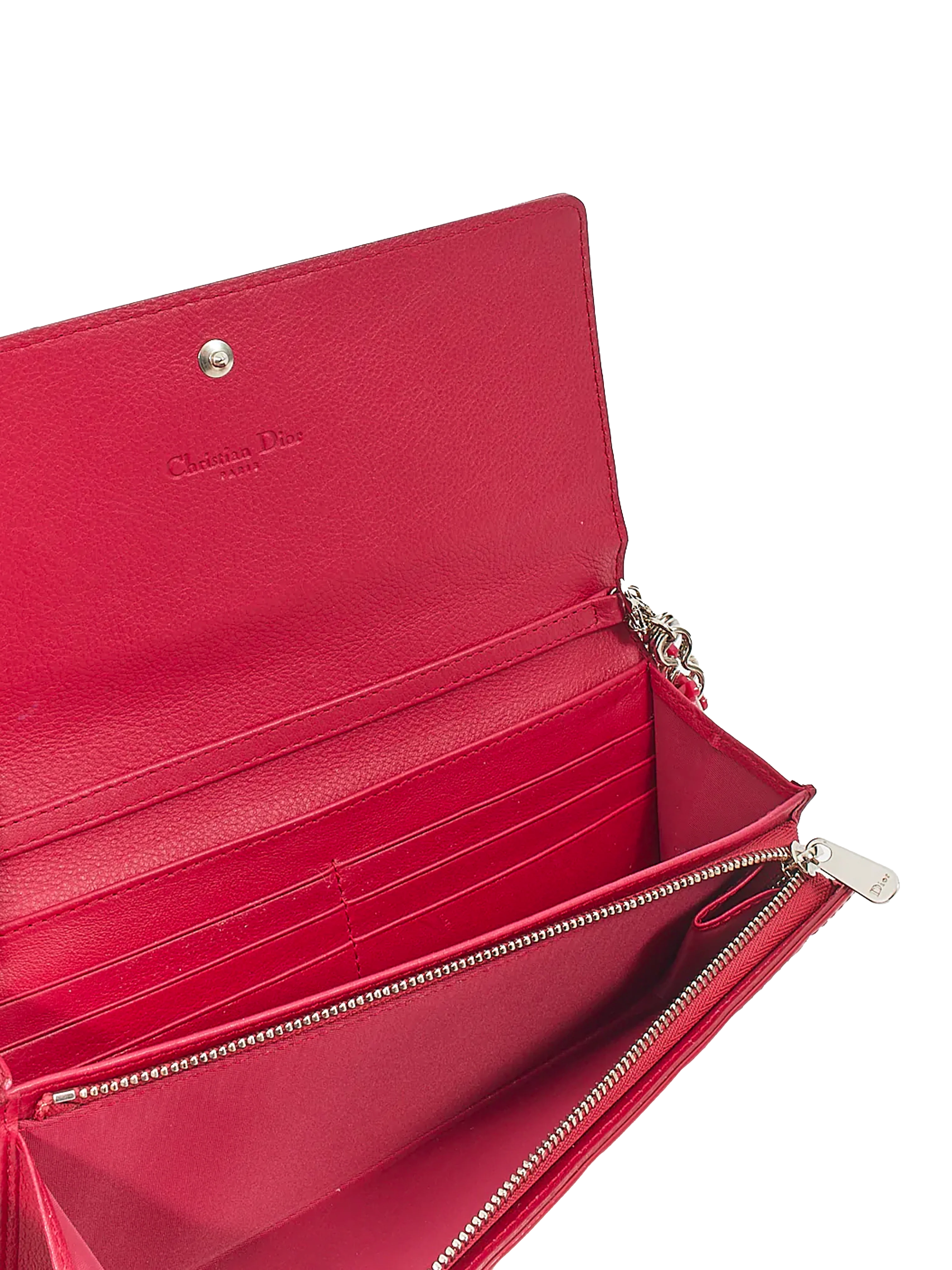 Christian Dior 2012 Fuschia Cannage Crossbody - Image 4