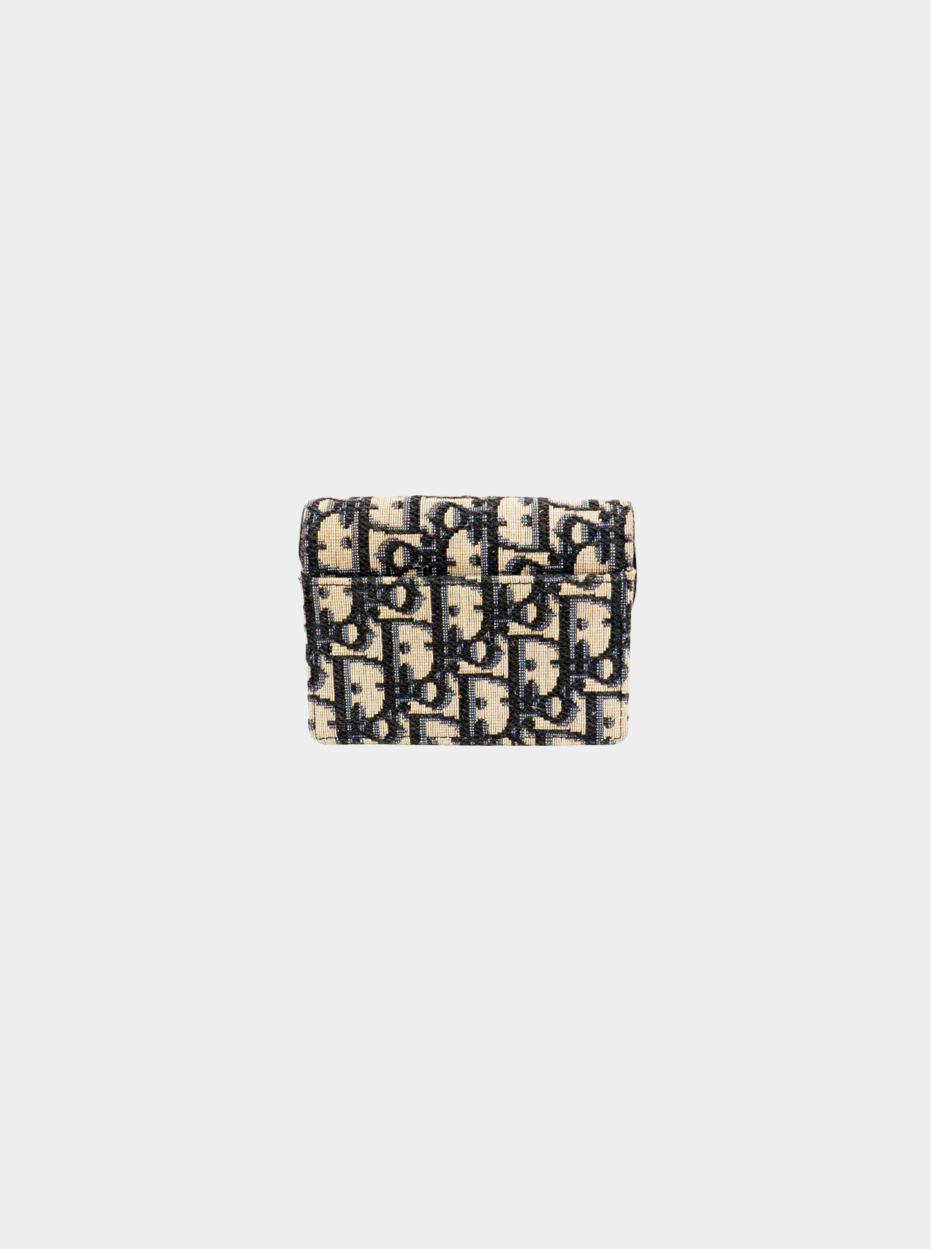 Christian Dior 2020 Oblique Canvas Saddle Card Case - Image 2