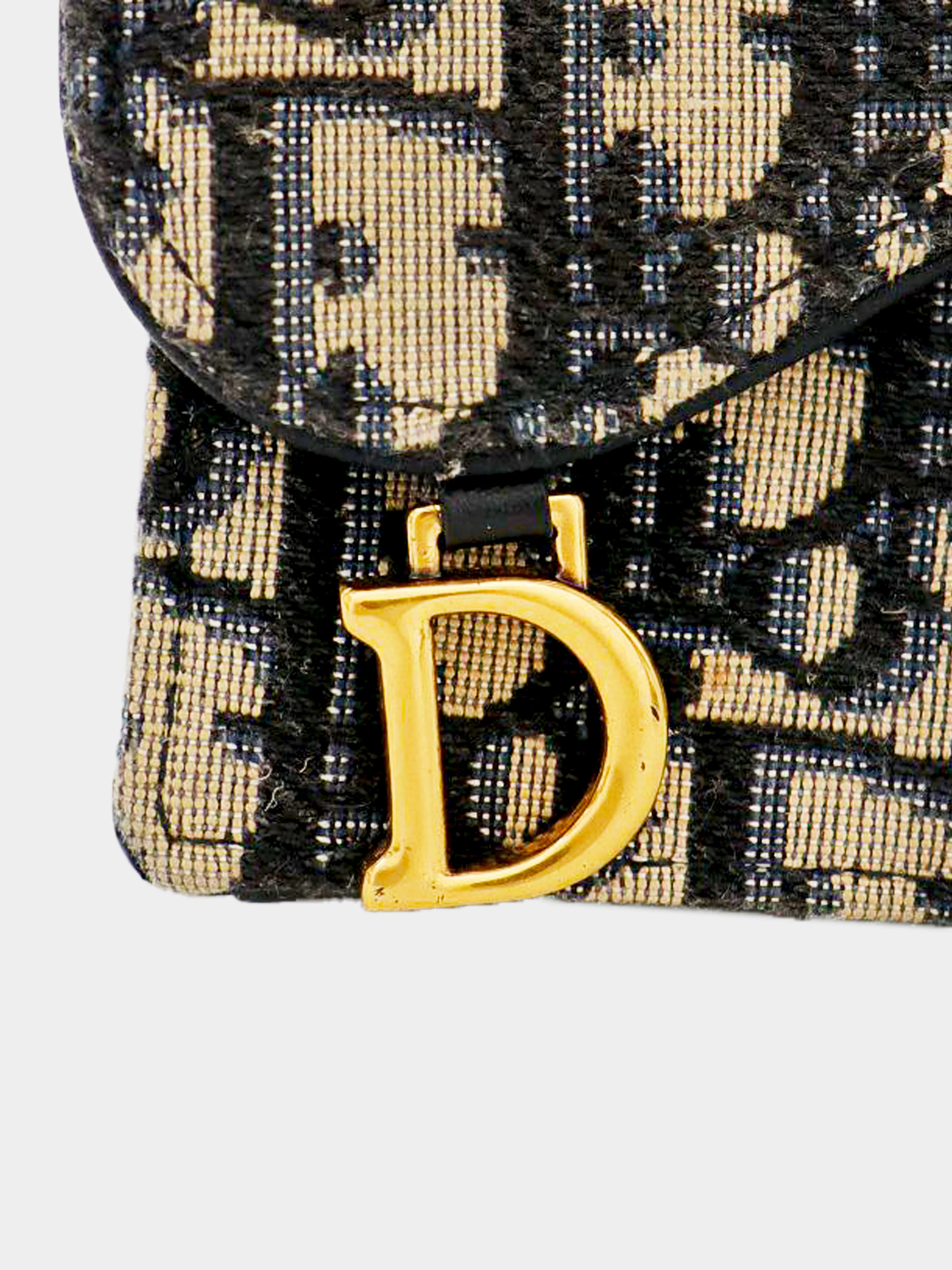 Christian Dior 2020 Oblique Canvas Saddle Card Case - Image 5