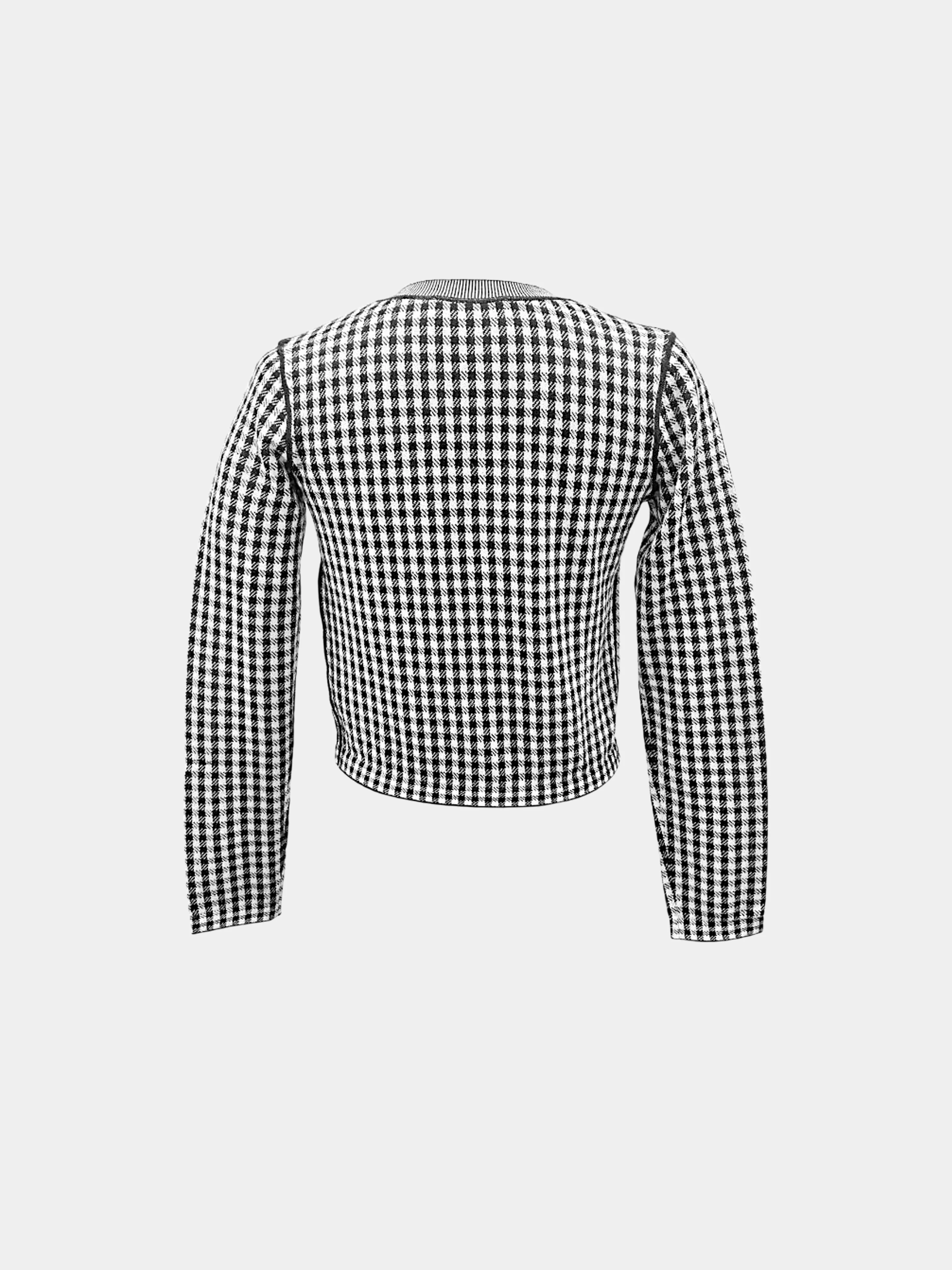 Christian Dior 2020s Check Cashmere-silk Knit Twin Set - Image 2