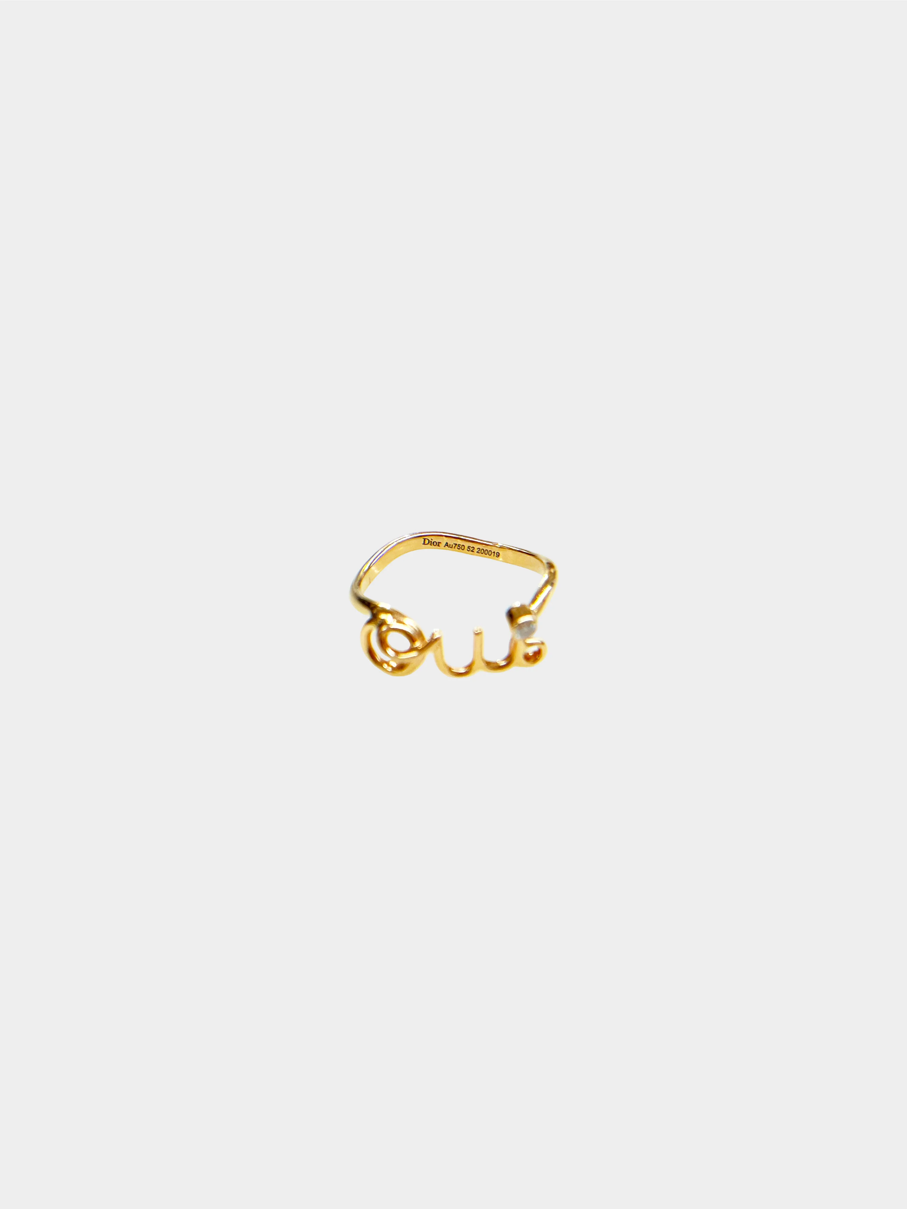 Christian Dior 2020s Gold Dioramour Ring - Image 4