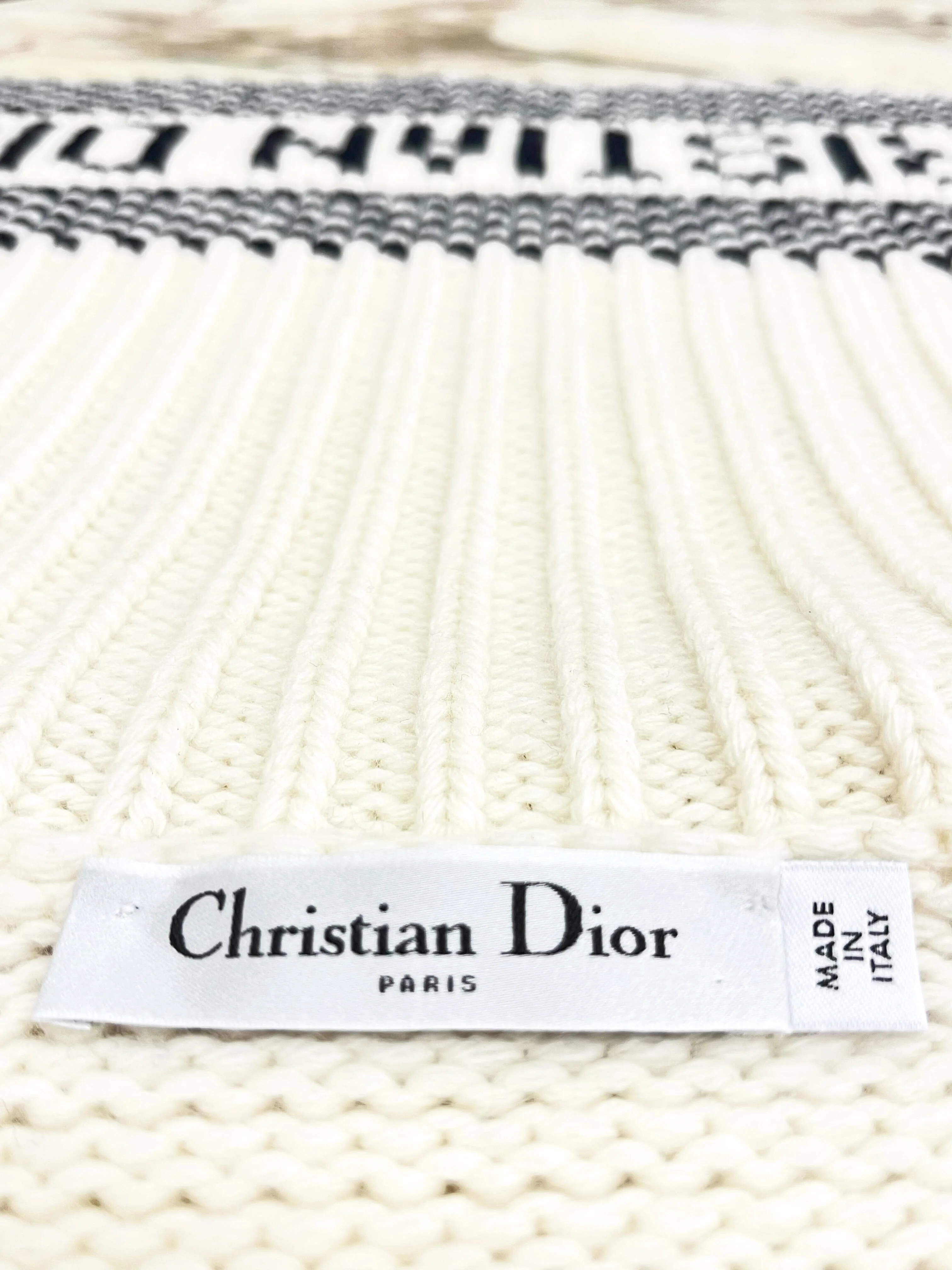 Christian Dior 2021 Mariniere Cashmere Wool Sailor Cardigan - Image 4