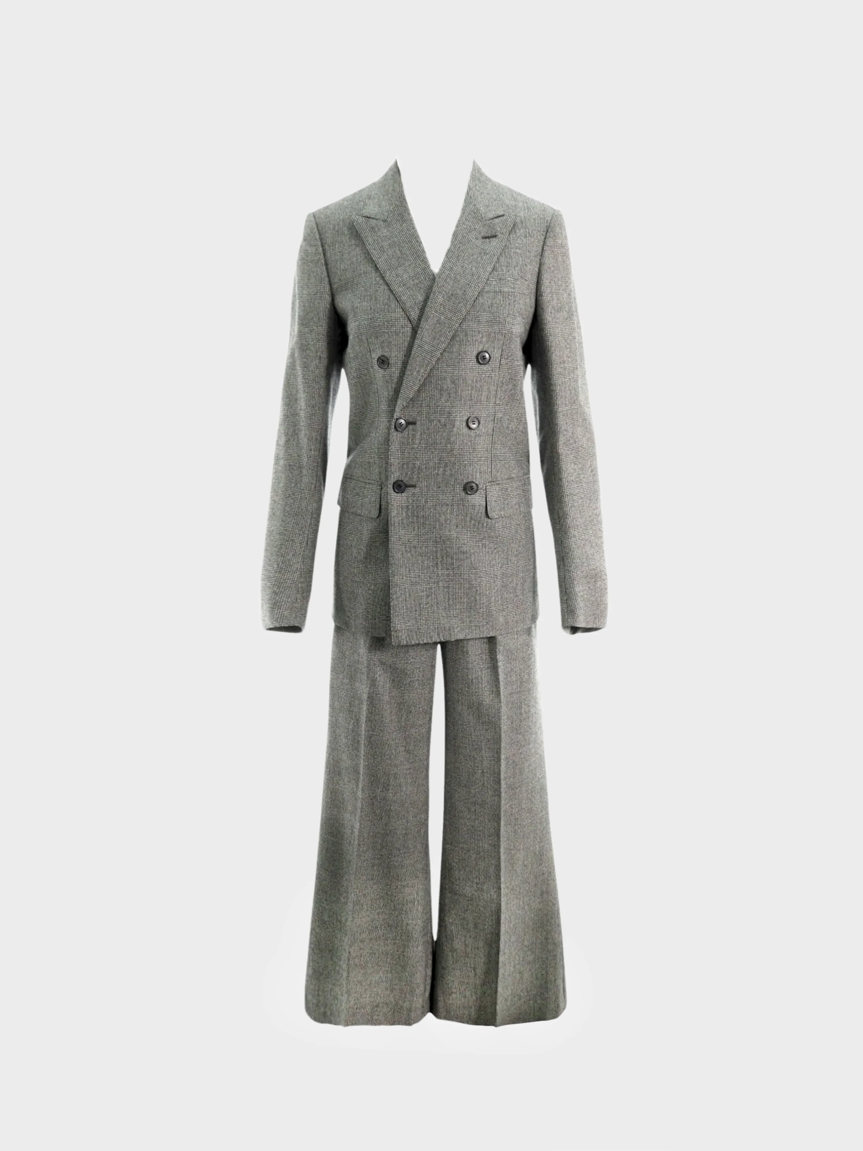 Christian Dior AW 2006 Homme Grey Blazer and Pants Set