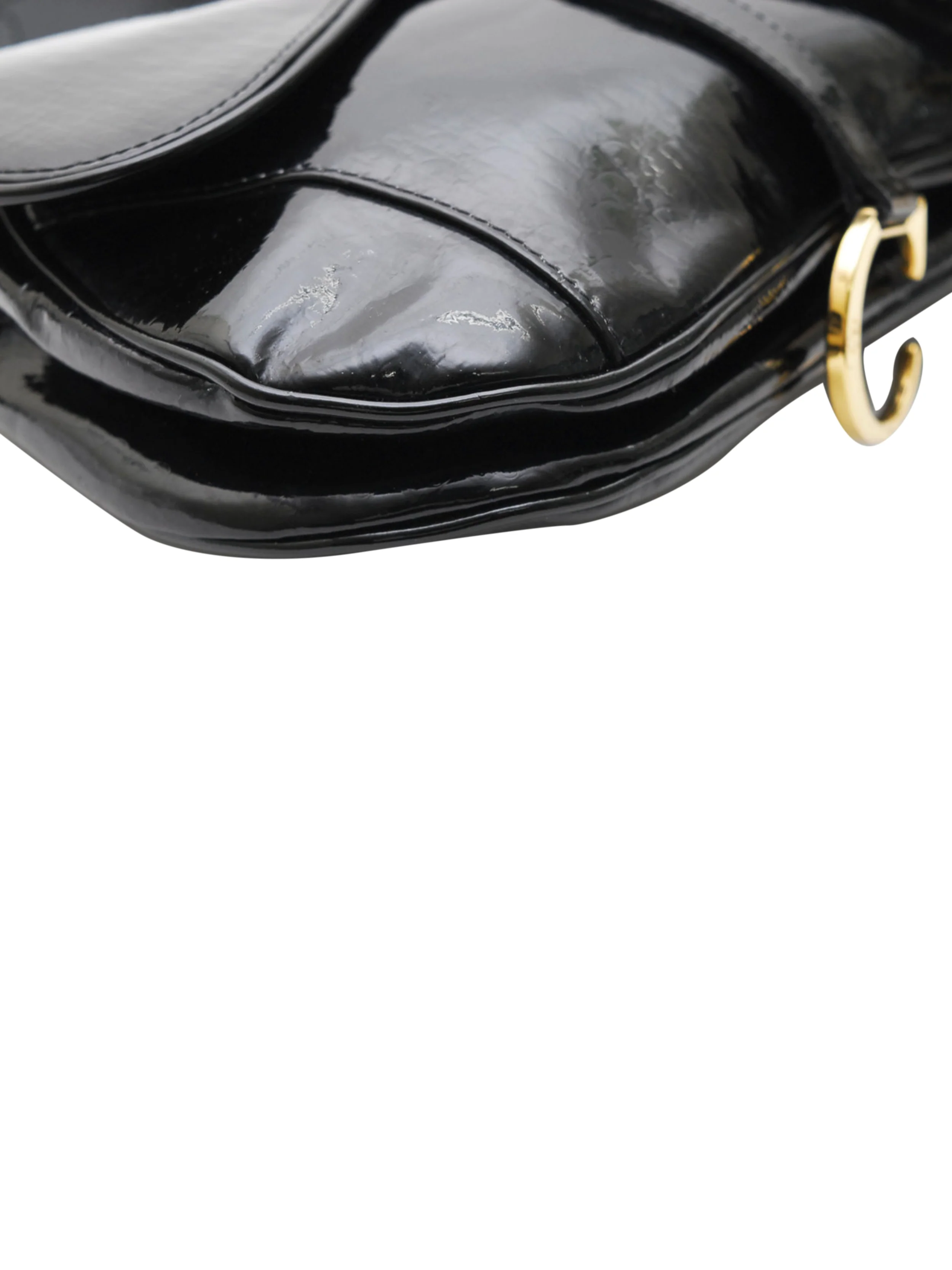 Christian Dior 2000s Black Leather Saddle - Image 5