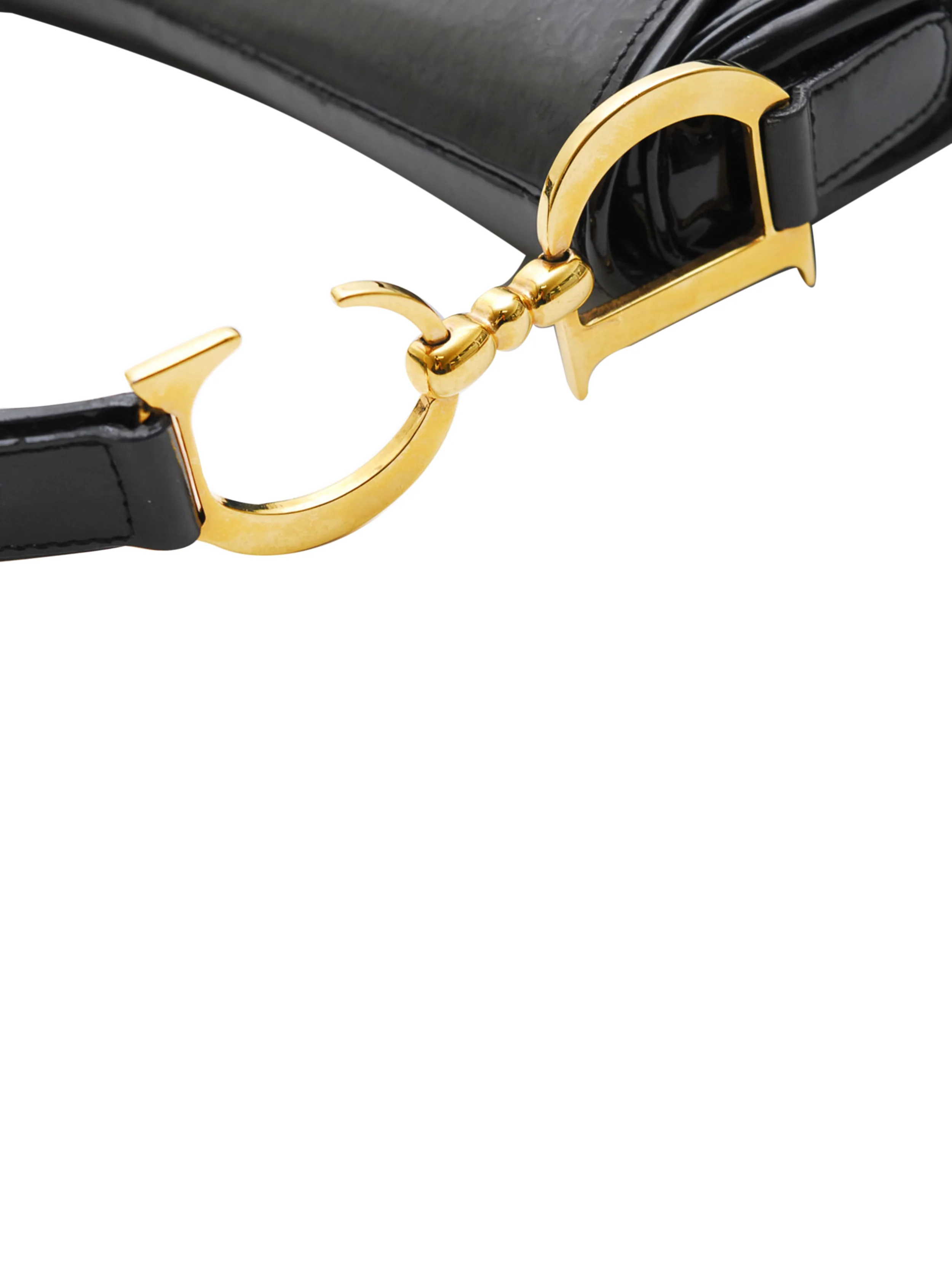 Christian Dior 2000s Black Leather Saddle - Image 6