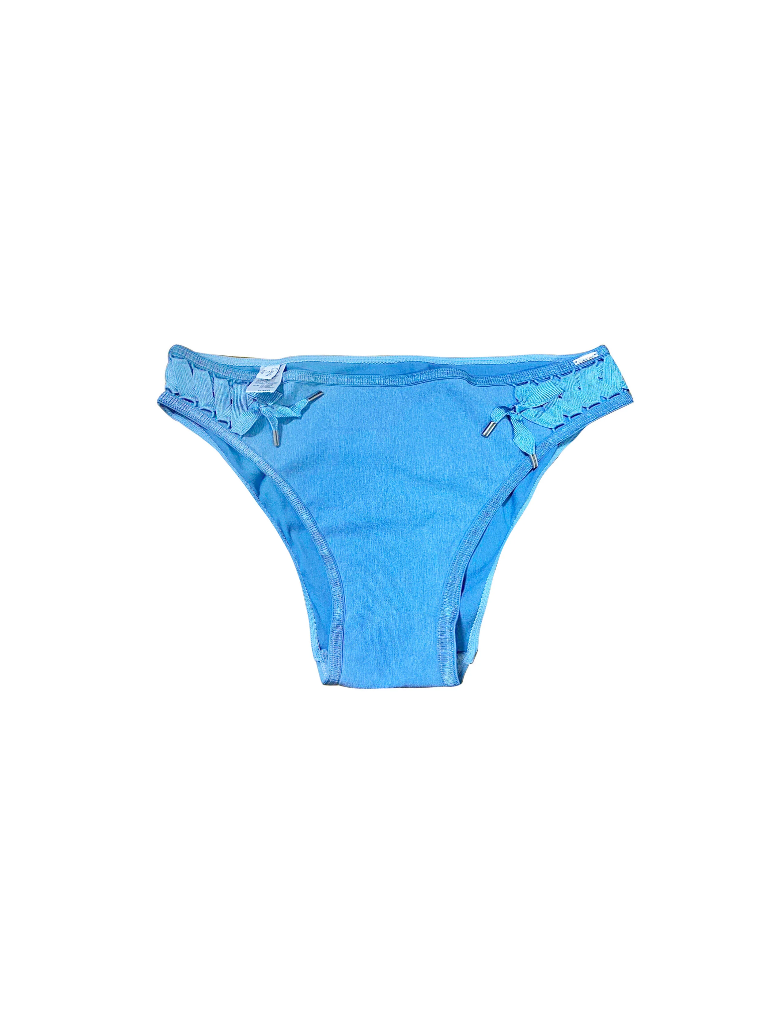 Christian Dior 2000s Cotton Blue Denim Lingerie