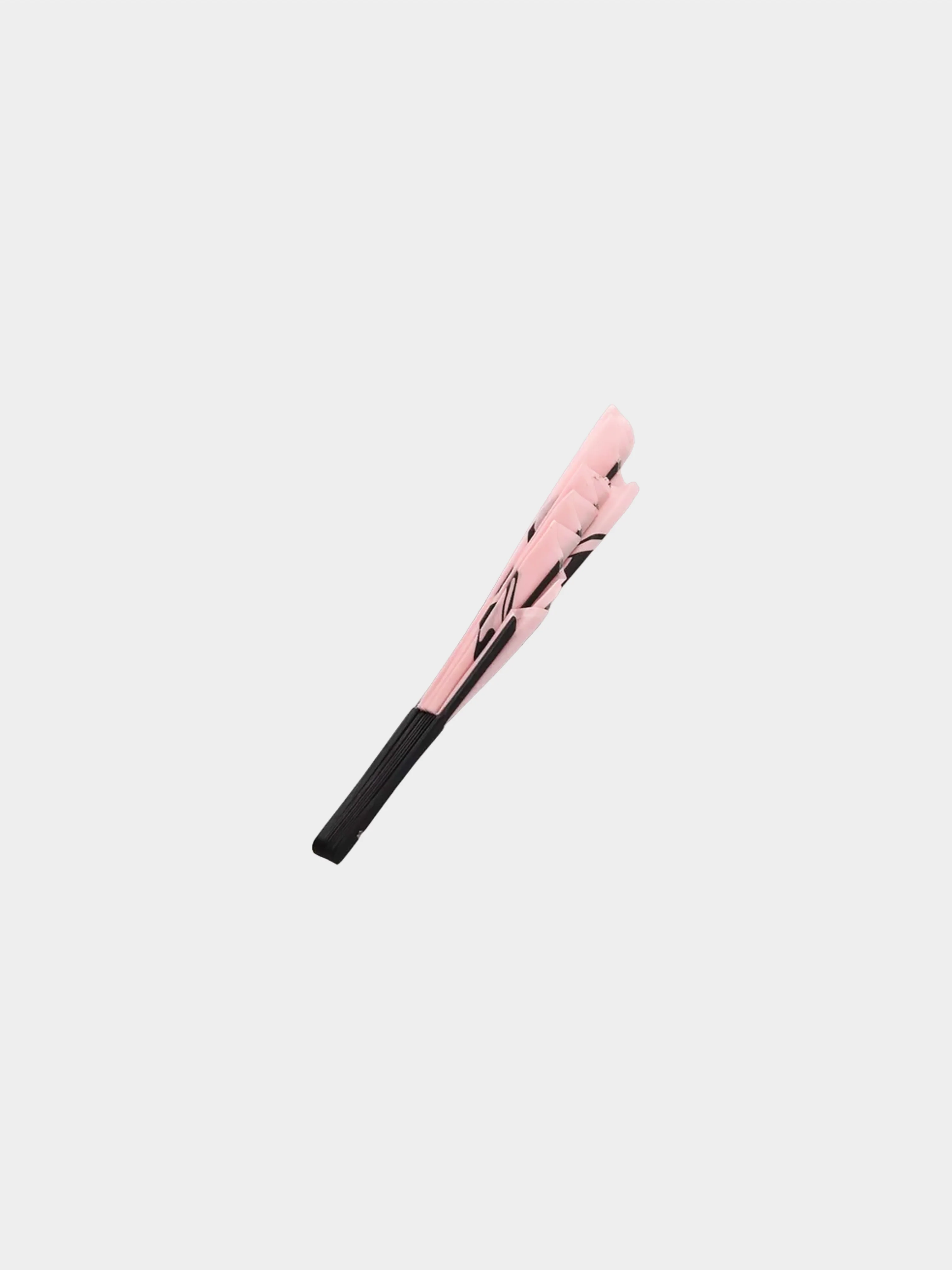 Christian Dior by John Galliano 2000s Rare Light Pink Logo Handheld Fan - Image 3
