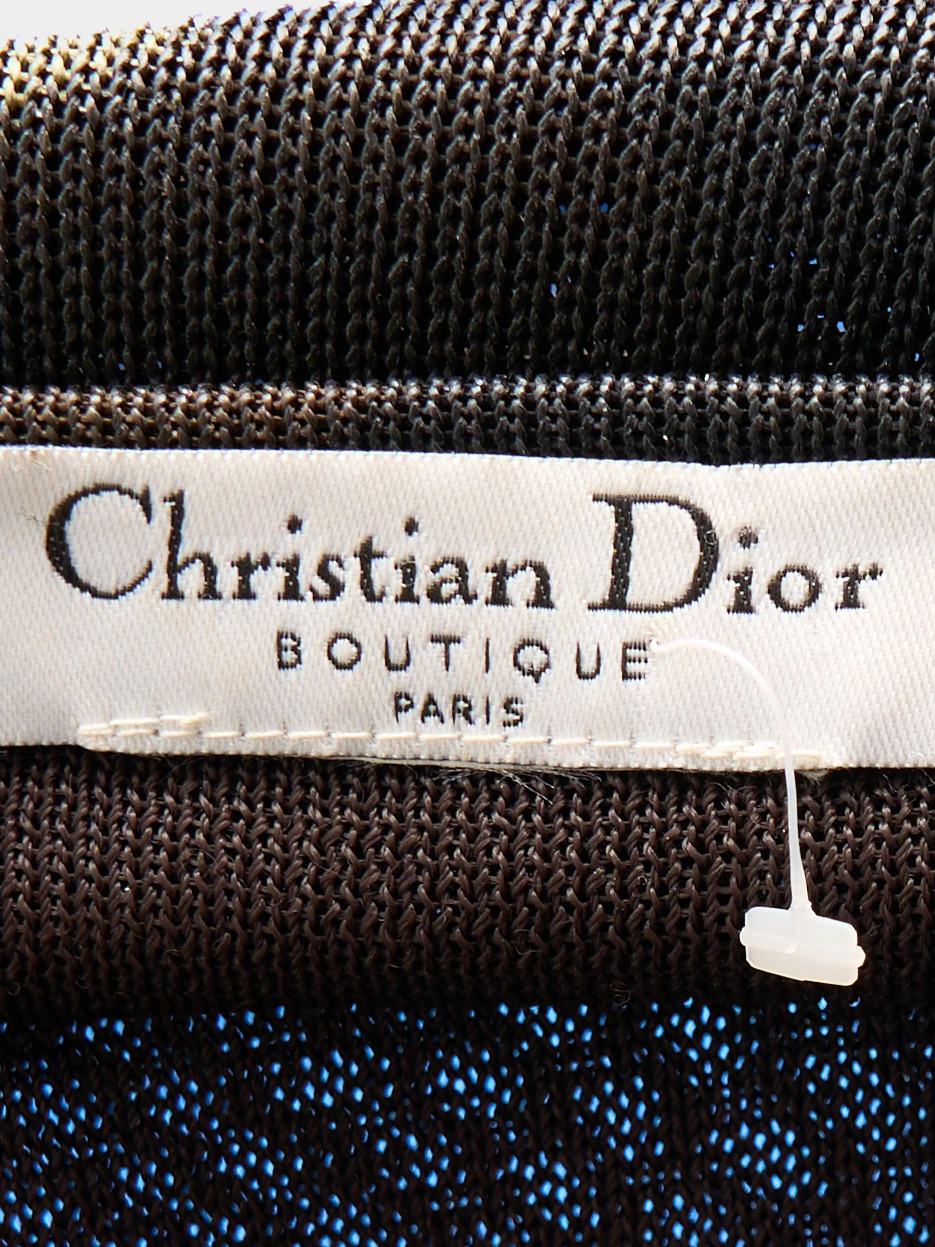 Christian Dior by John Galliano SS 2001 Camouflage Print Asymmetrical Dress - Image 3