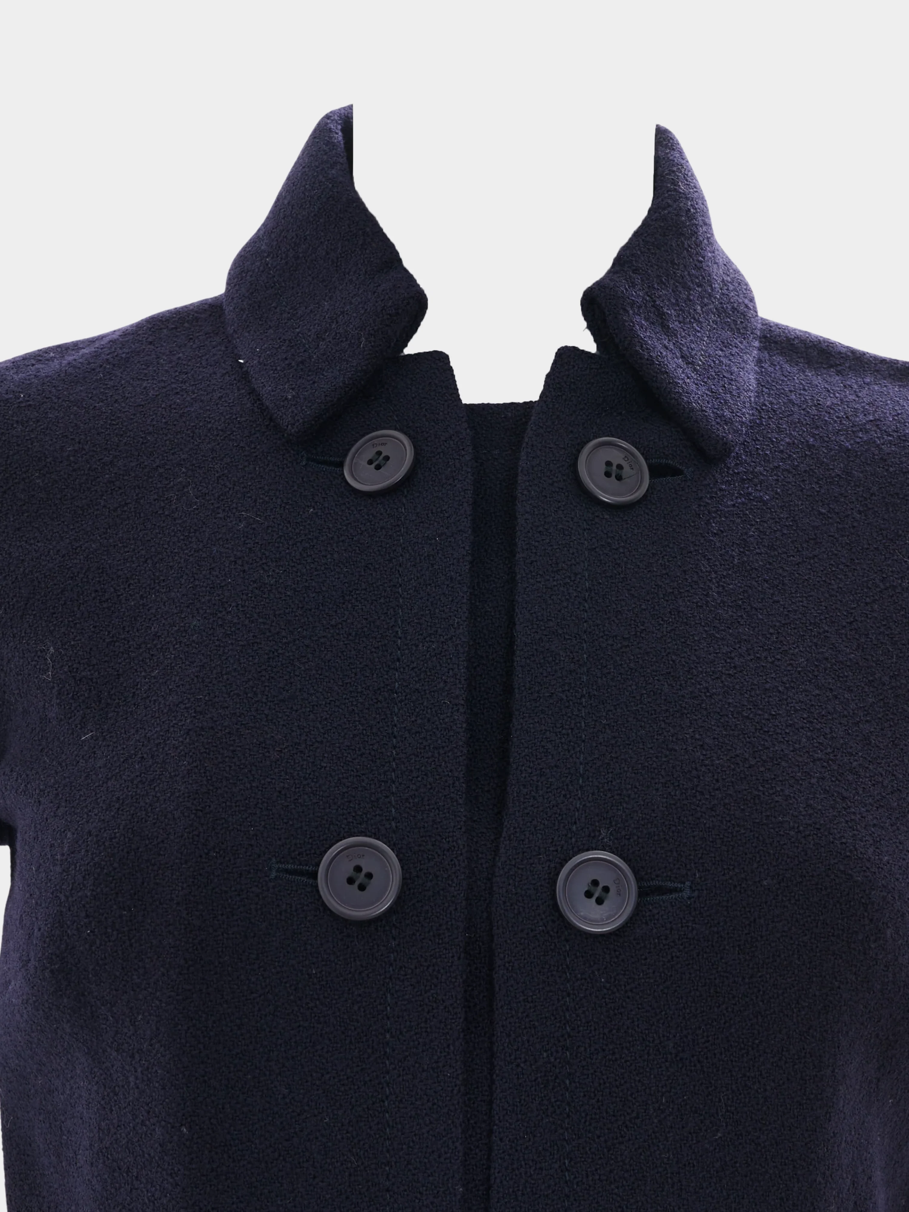 Christian Dior by John Galliano FW 2008 Blue Bow Dress and Coordinated Jacket - Image 3