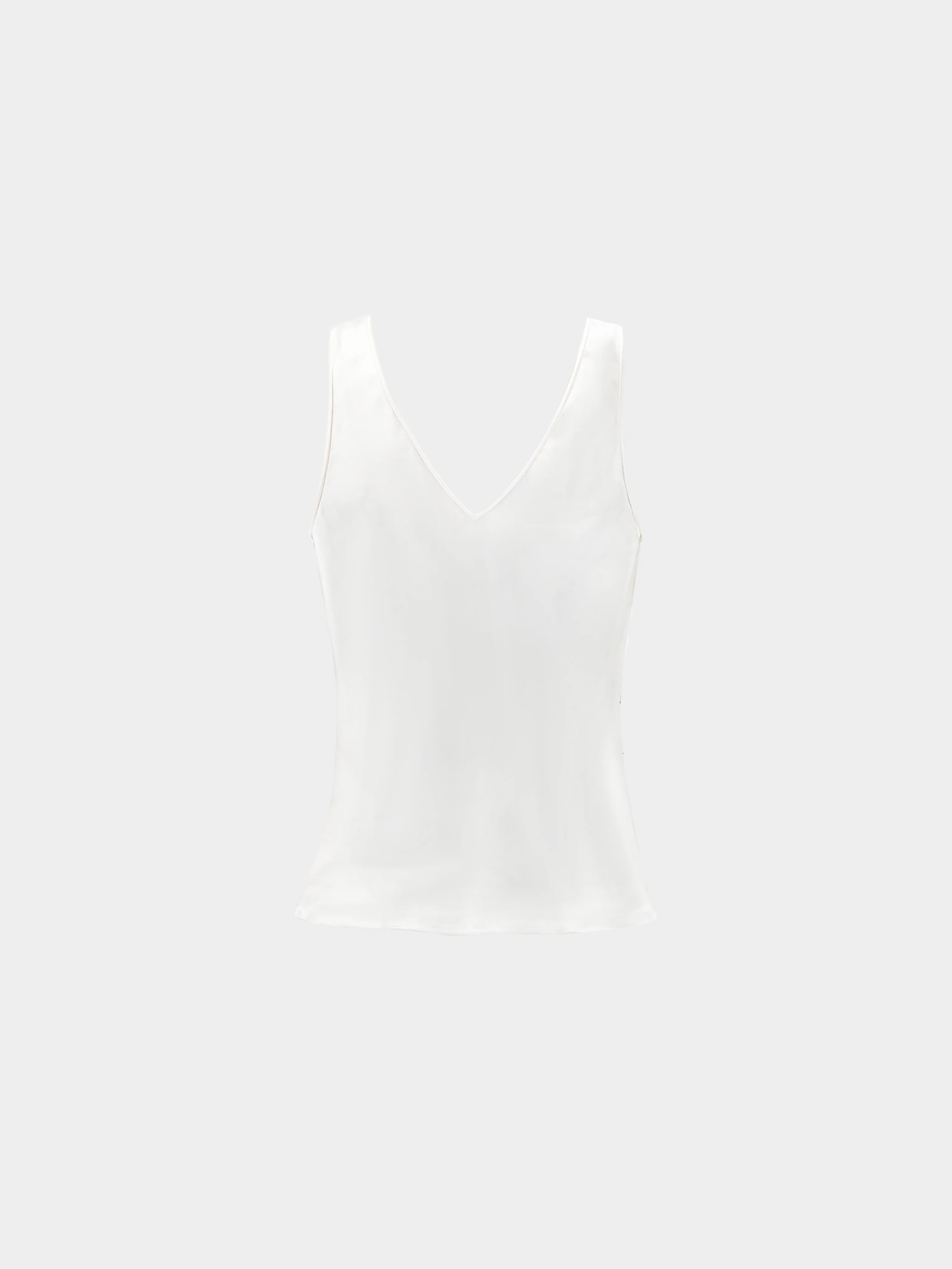 Christian Dior by John Galliano SS 2006 White Satin Beaded Plant Motif Tank Top - Image 2