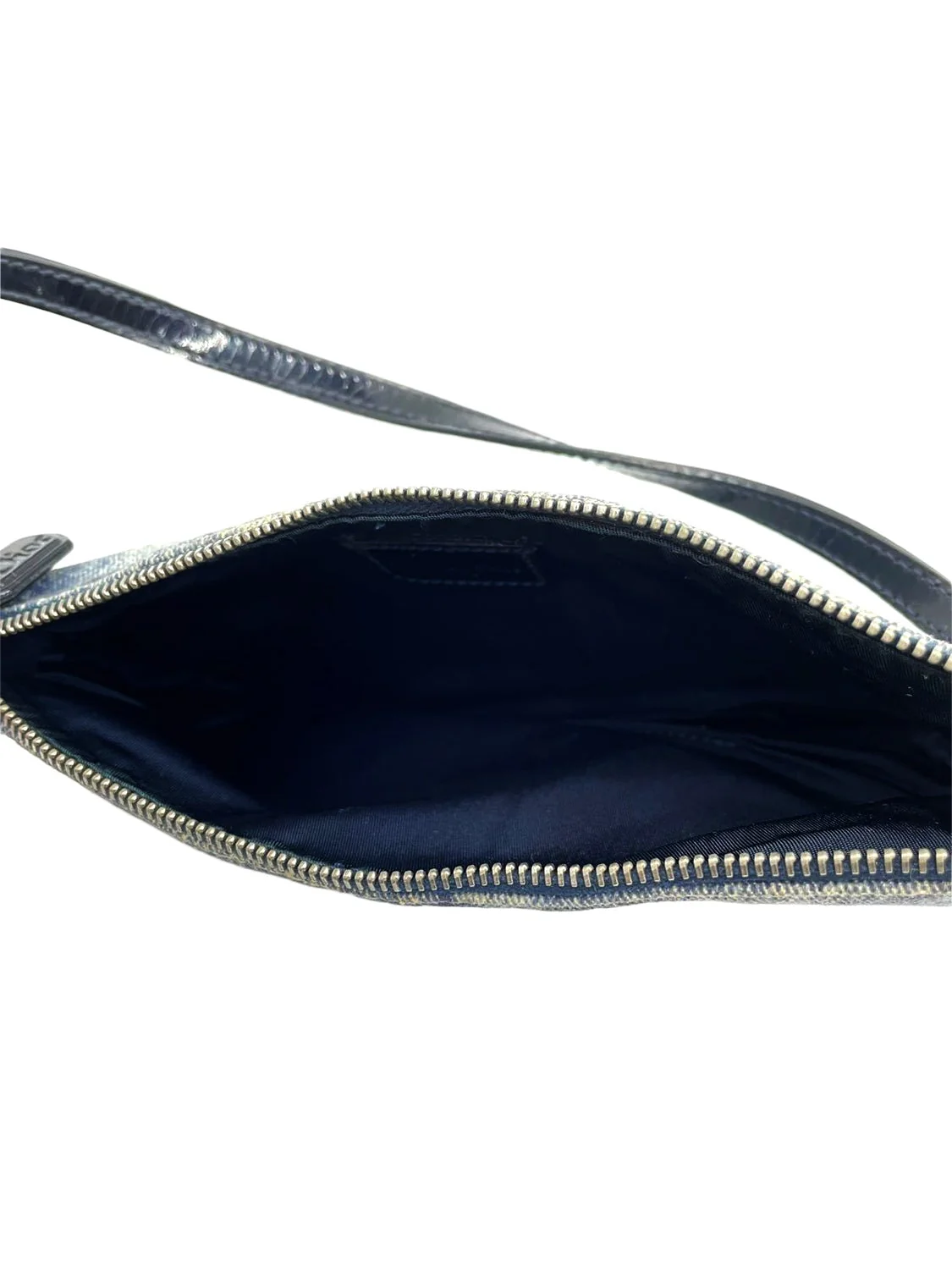 Christian Dior 2000s Denim Patchwork Saddle Bag - Image 4