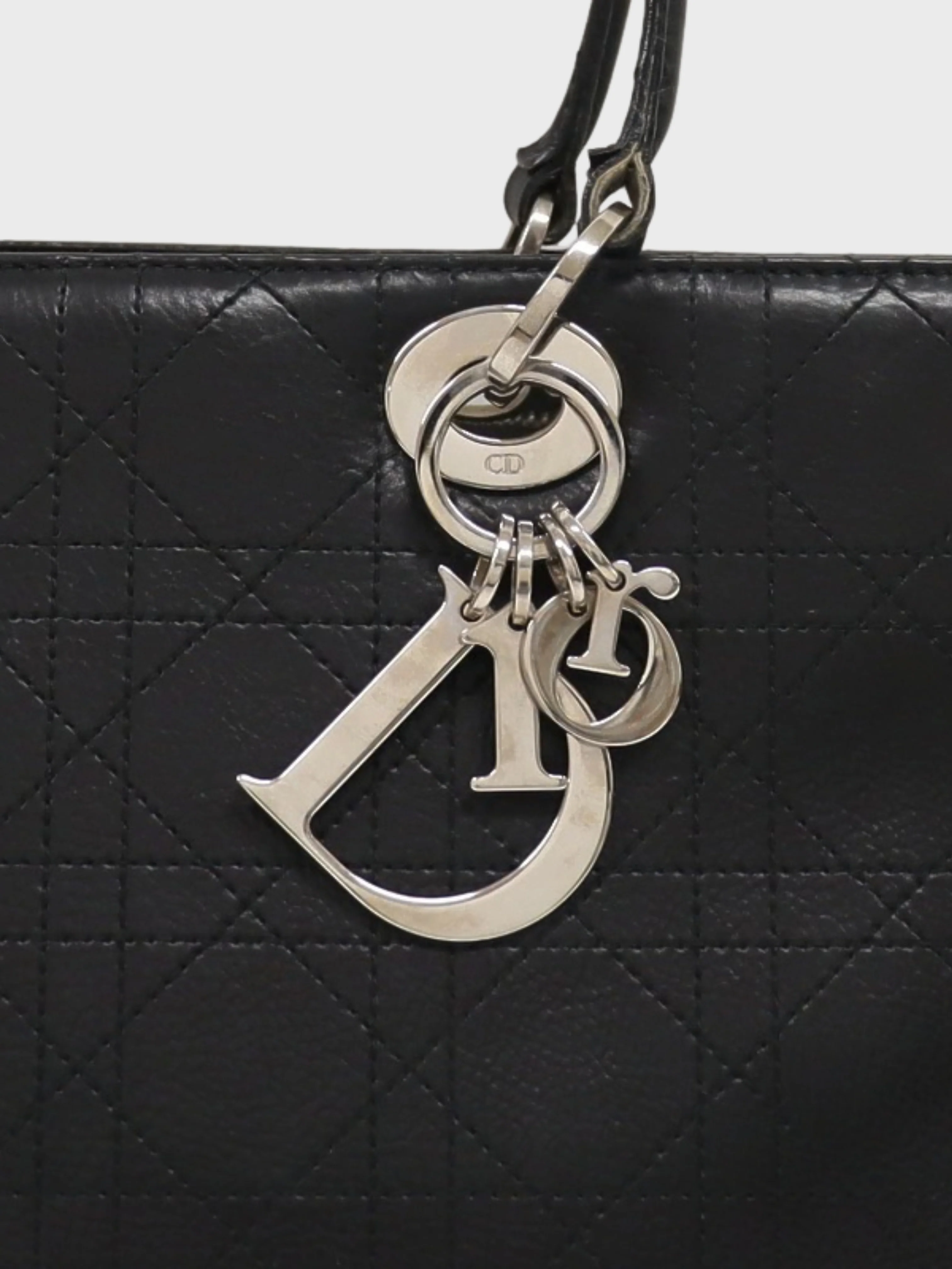Christian Dior Bo 2004 Black Cannage Leather Handbag - Image 7