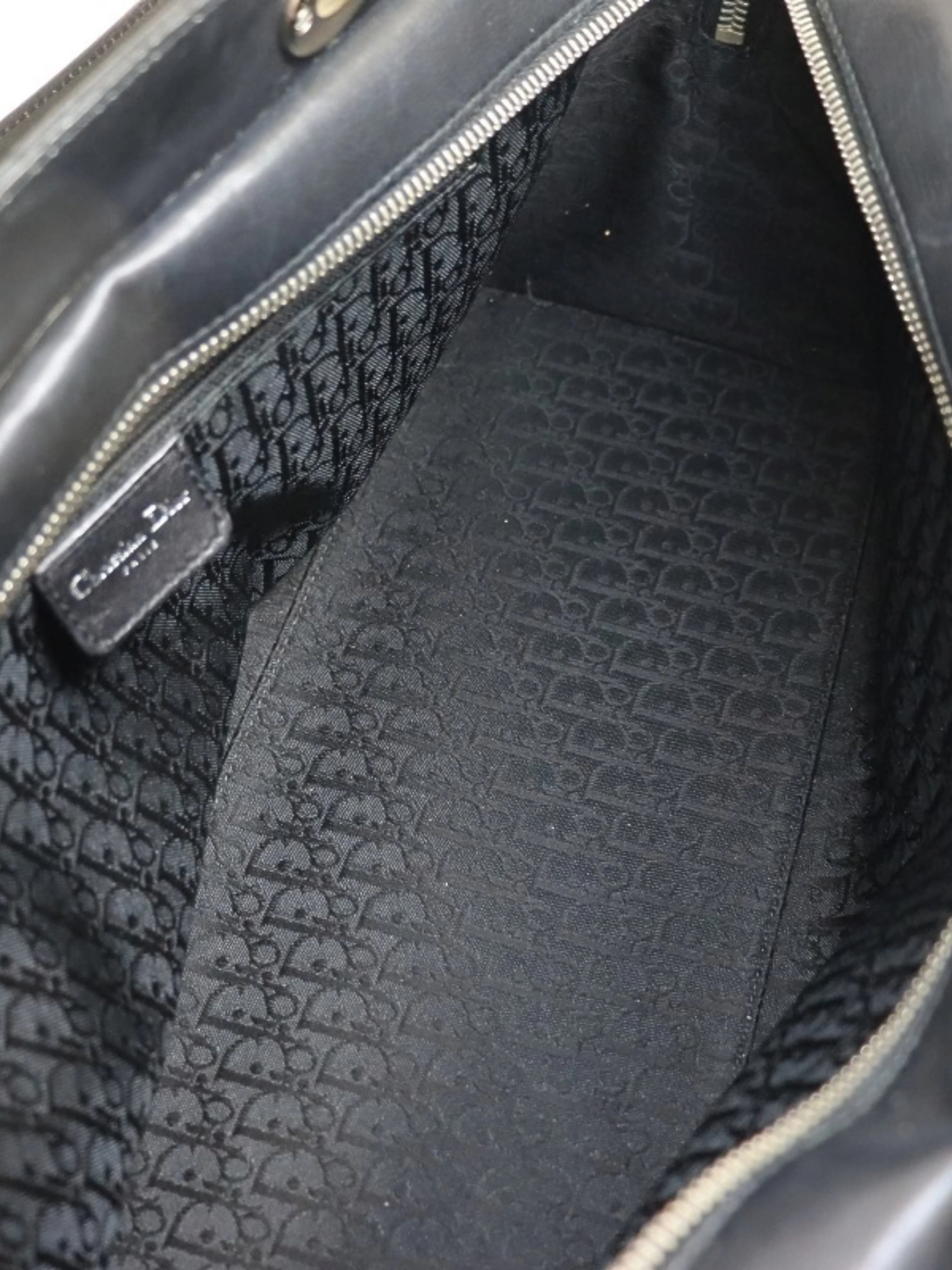 Christian Dior Bo 2004 Black Cannage Leather Handbag - Image 8