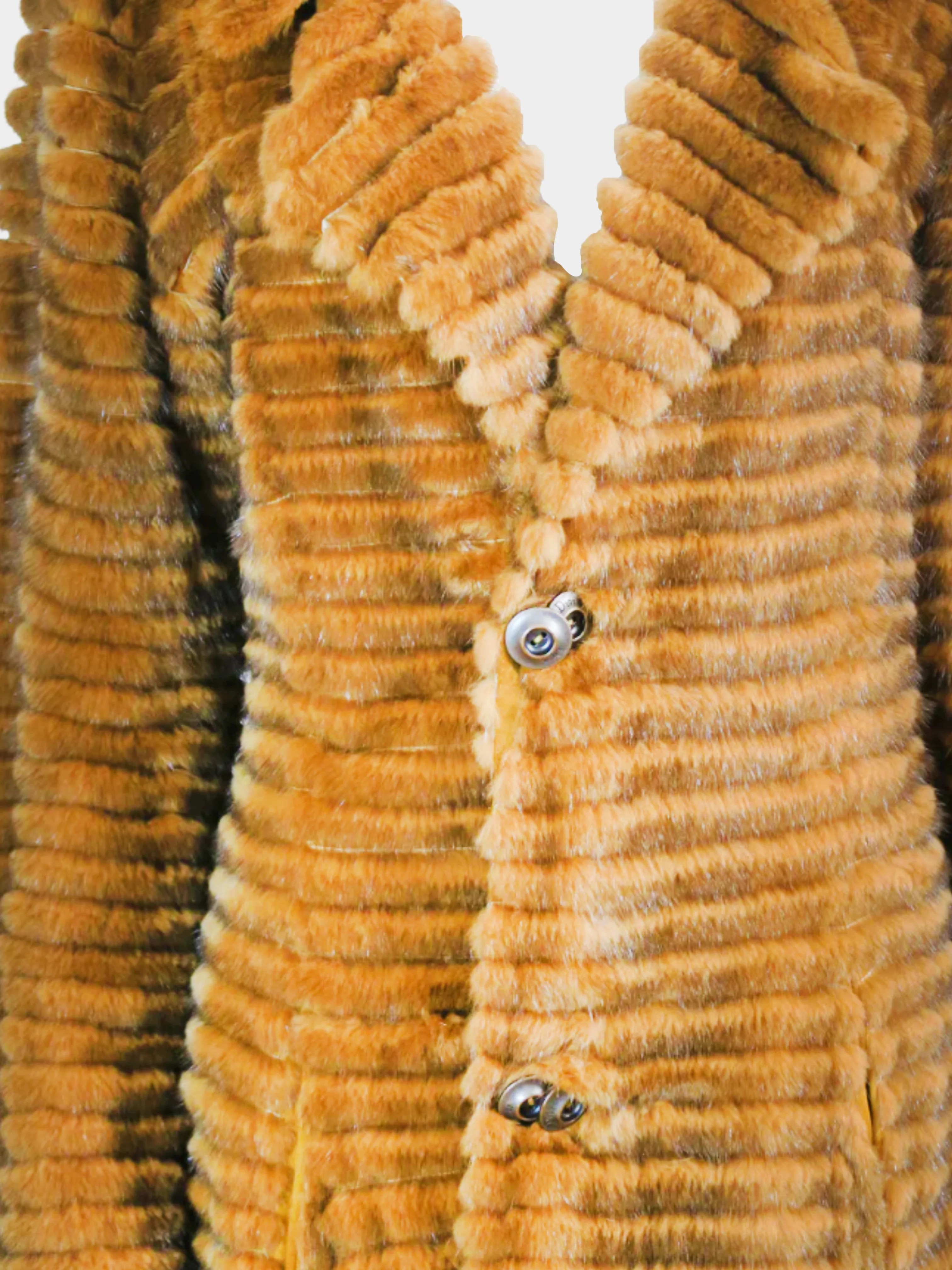 Christian Dior FW 2006 Brown Mink Fur Coat - Image 2