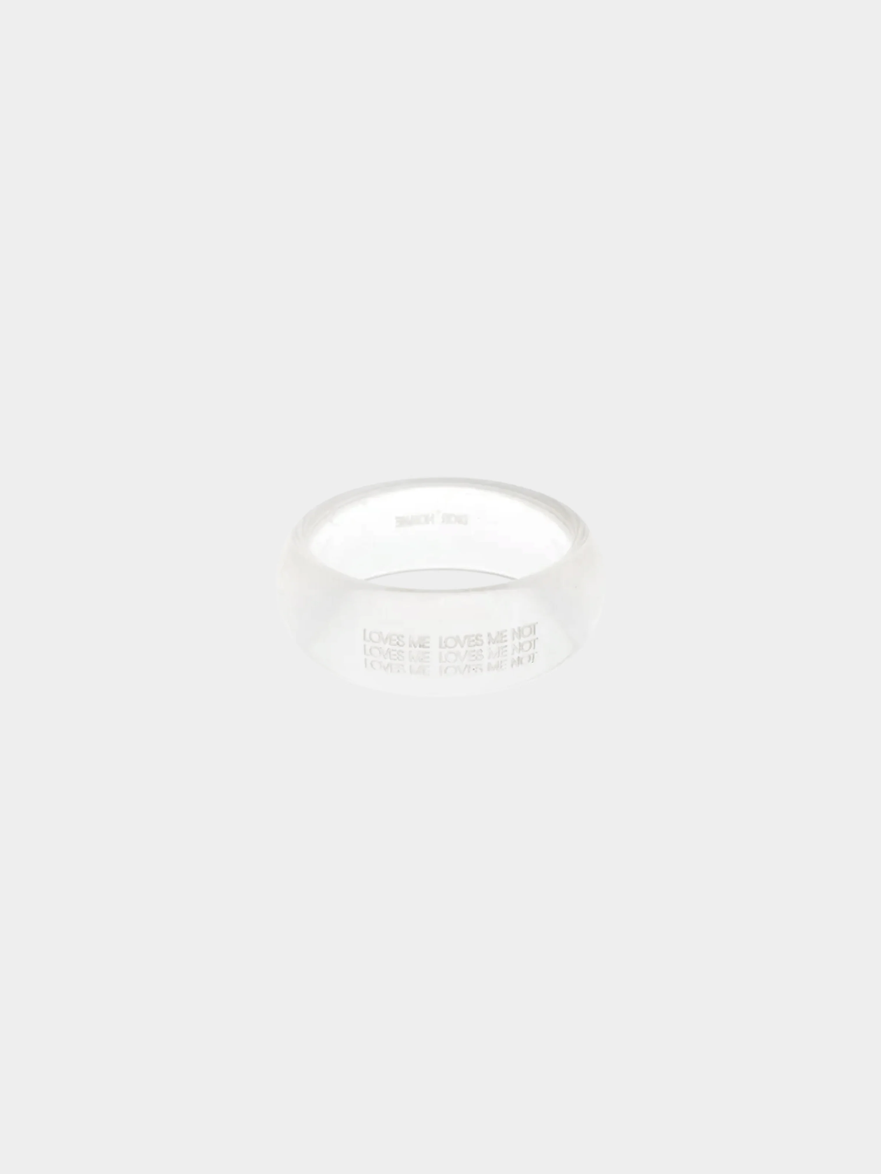 Christian Dior Homme SS 2007 Clear "Loves Me, Loves Me Not" Bracelet
