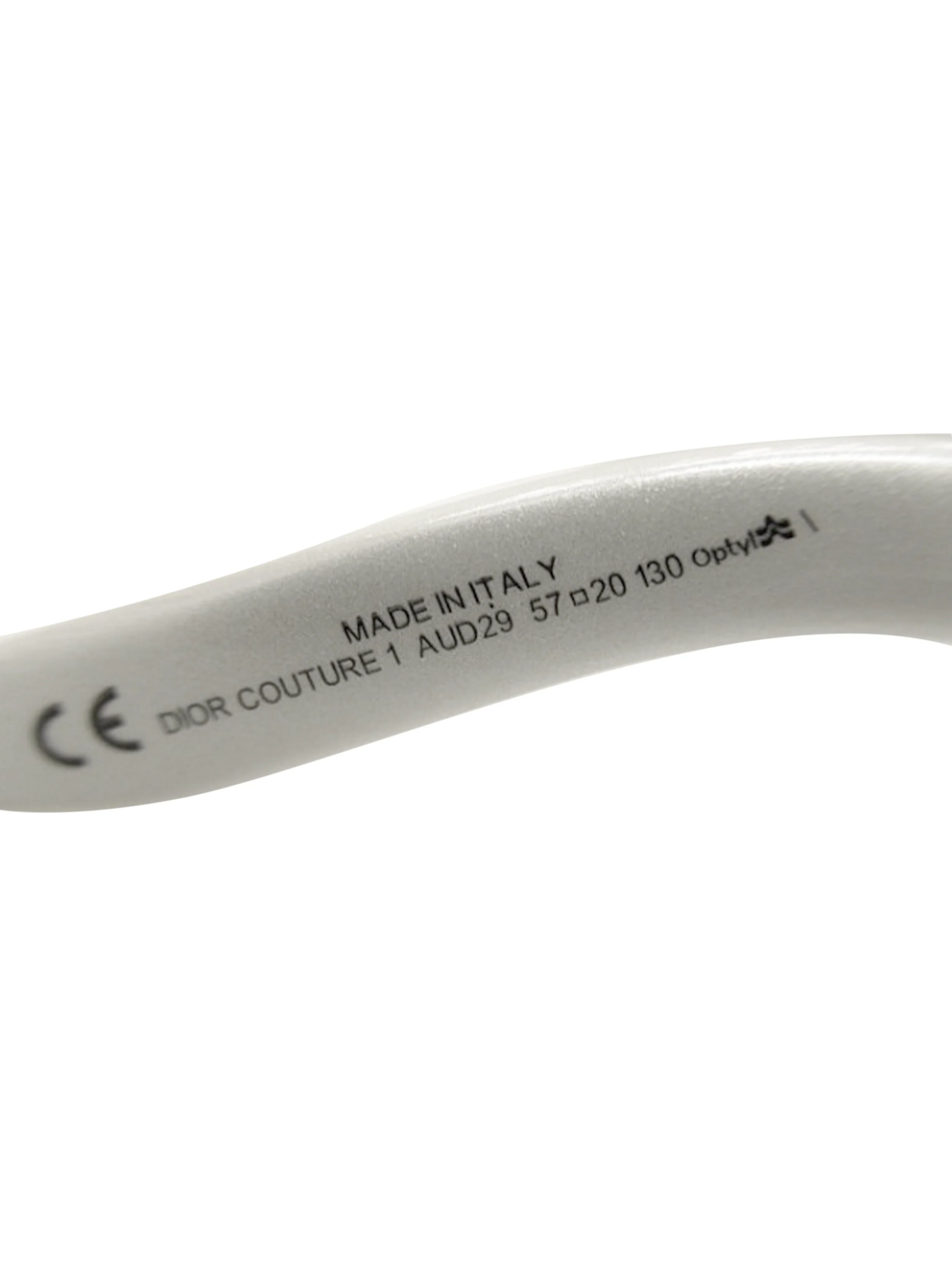Christian Dior 2000s Large White Sunglasses - Image 4