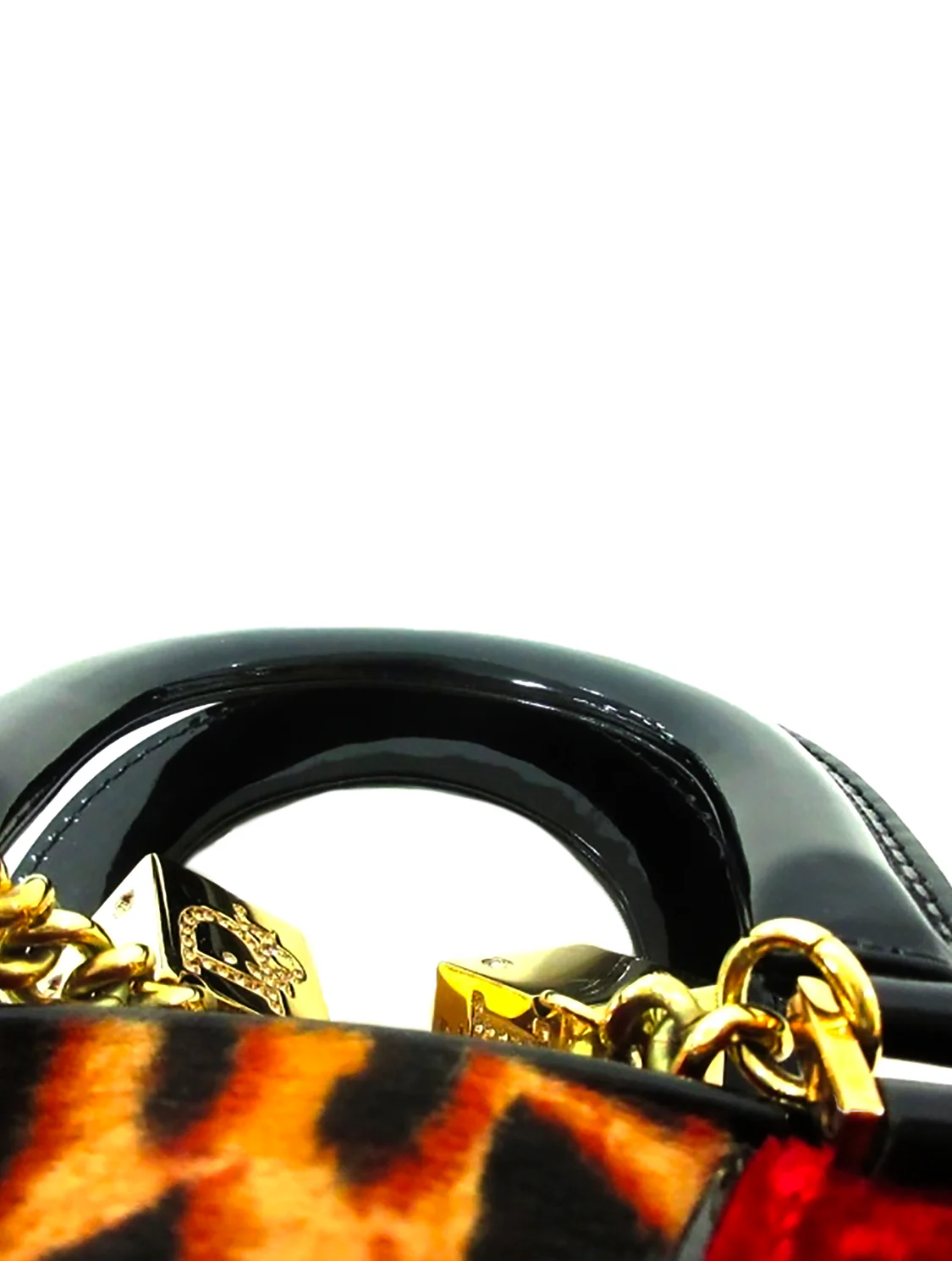 Christian Dior 2000s Limited Edition Leopard Print Dice Handbag - Image 4