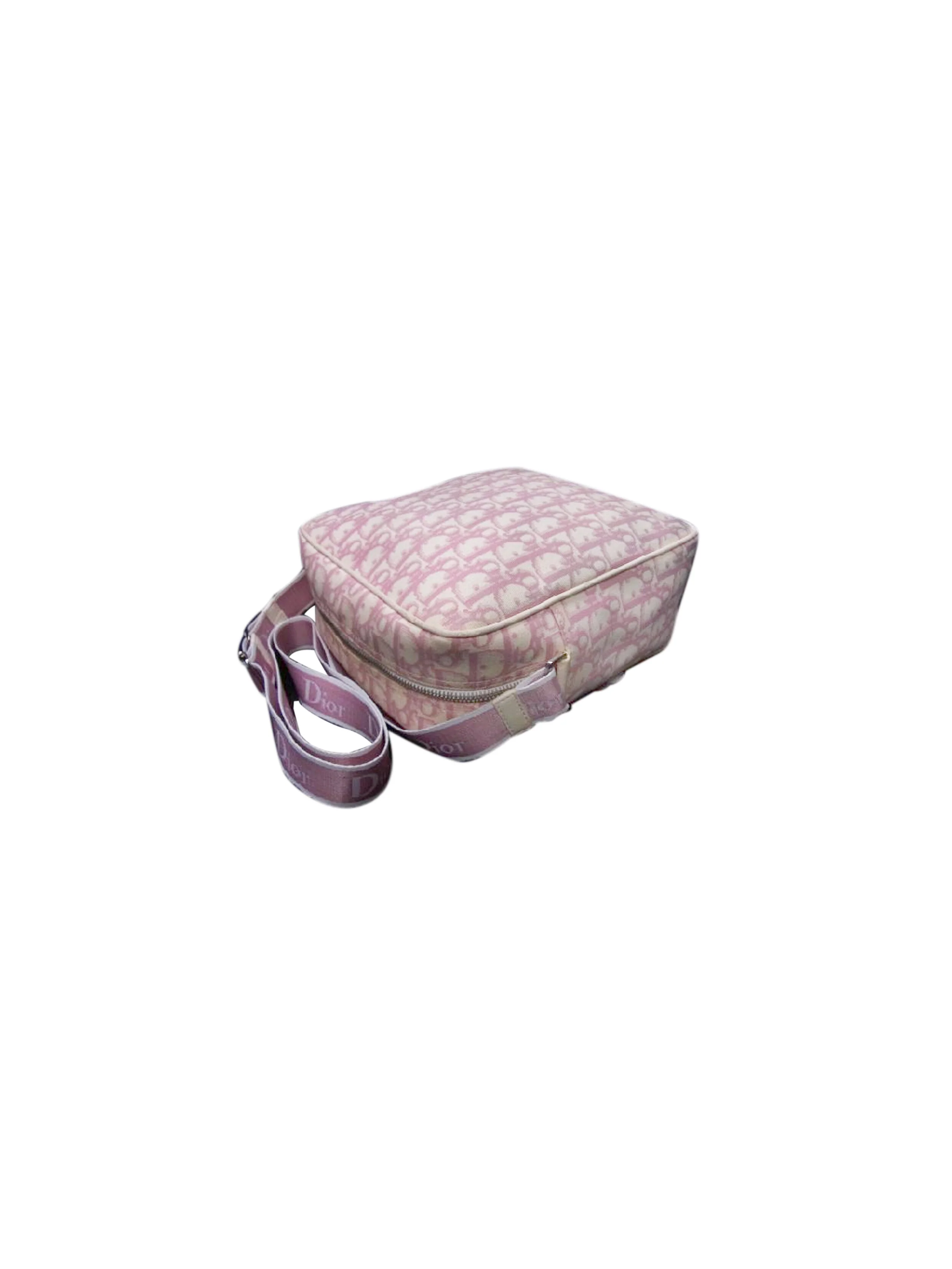 Christian Dior 2000s Pink Mini Diorissimo Bag - Image 3