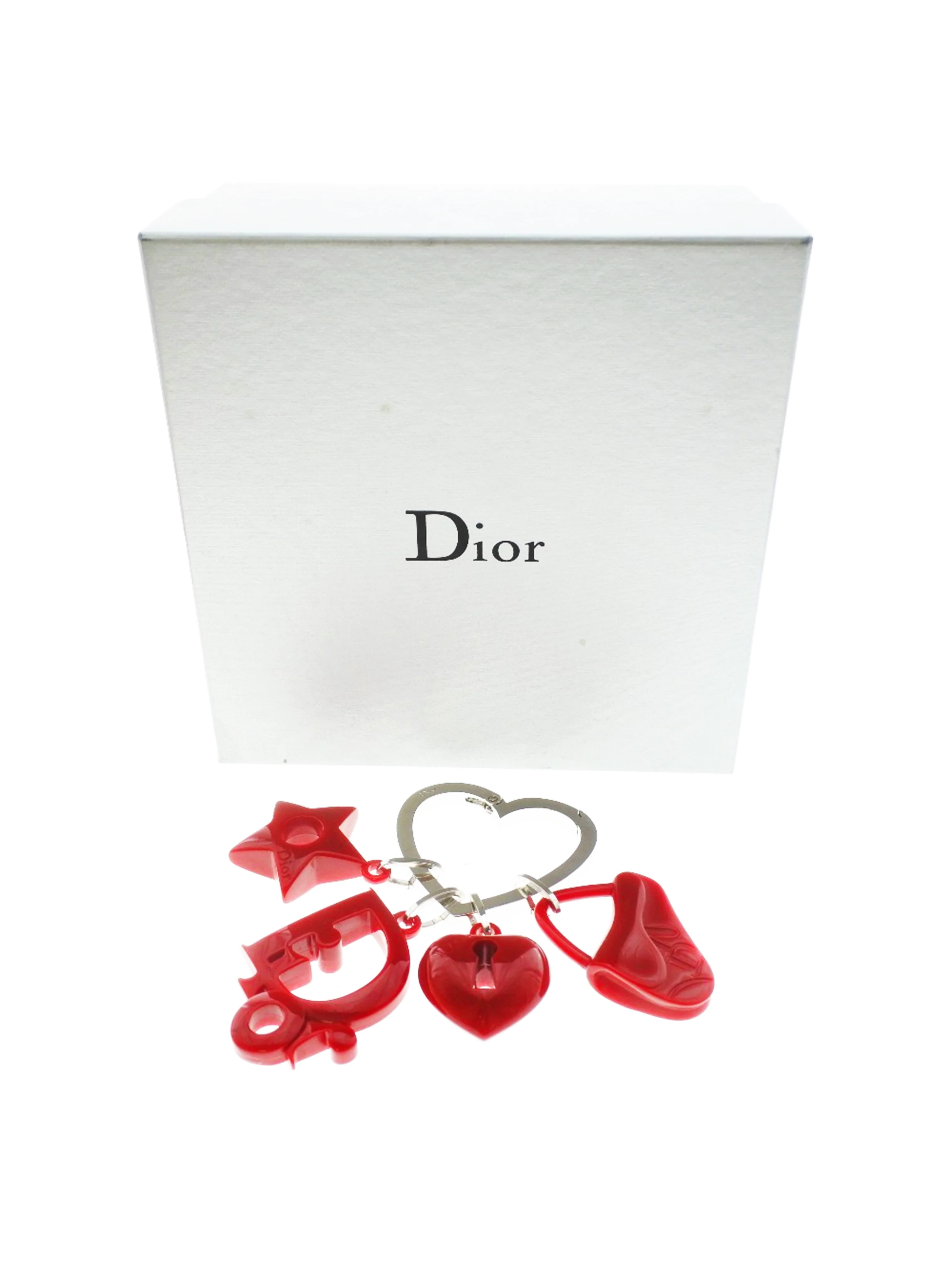 Christian Dior 2000s Rare Red Enamel Charm - Image 2