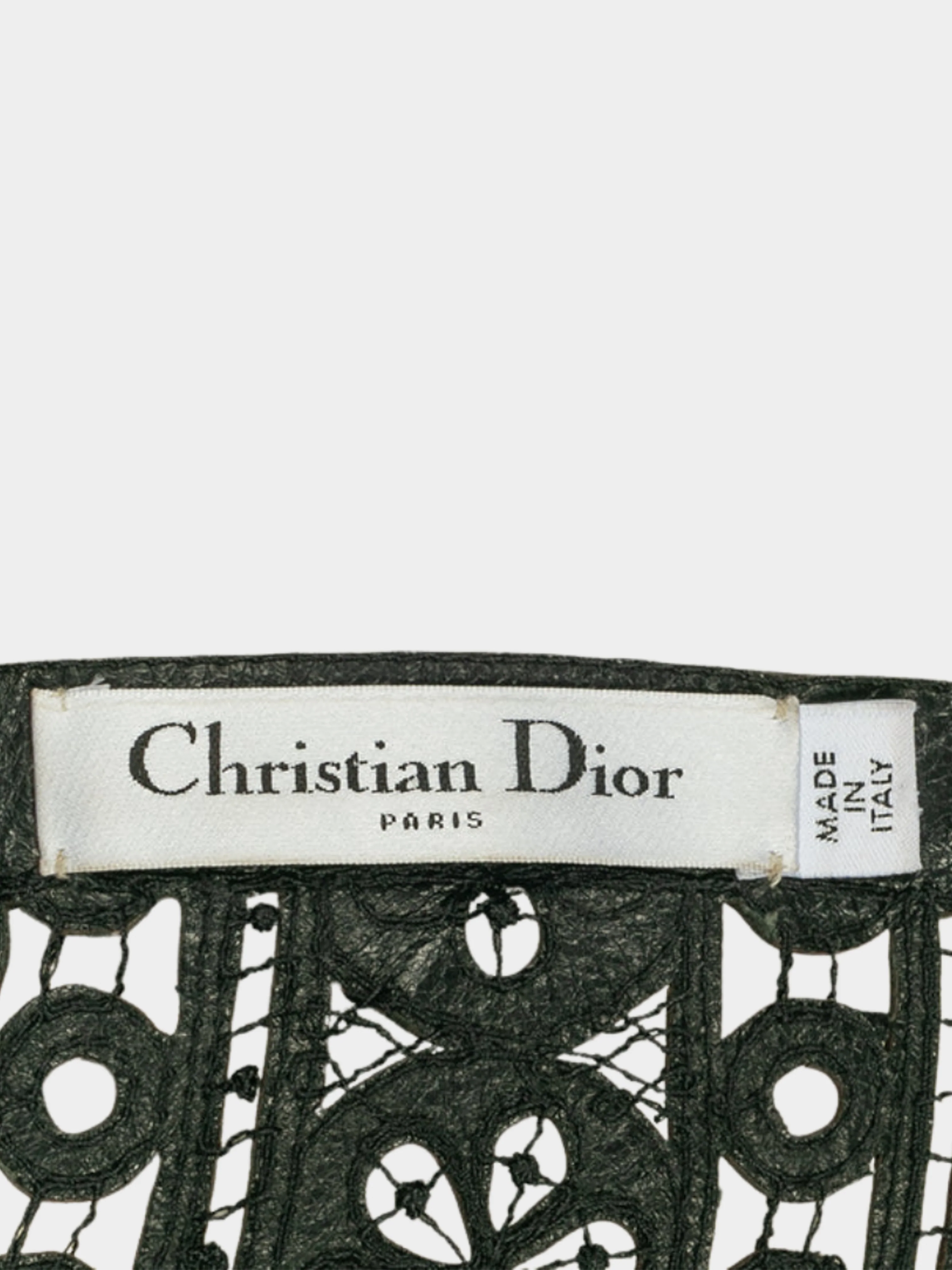 Christian Dior Resort 2020 Black Lace Dickey Top - Image 6