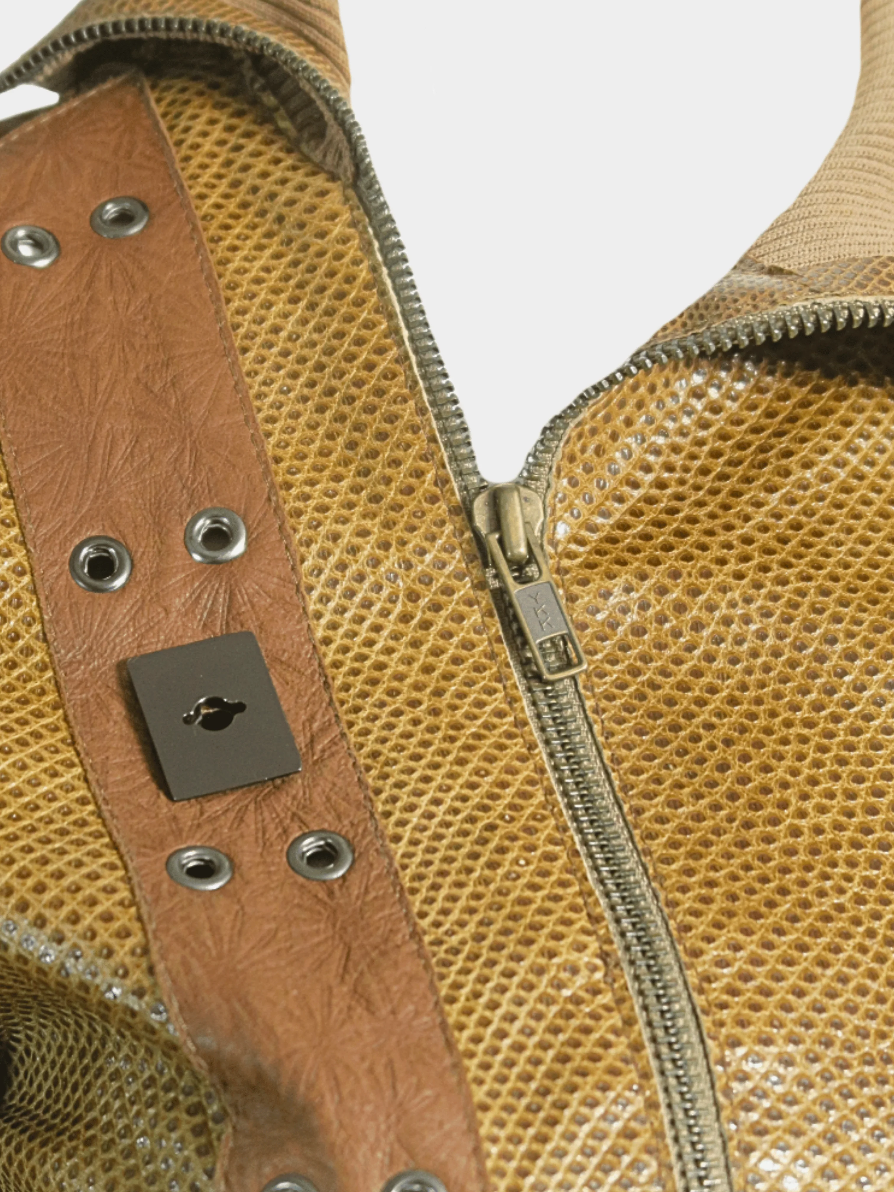 Christian Dior SS 2002 Brown Salmon Skin Leather Jacket - Image 4