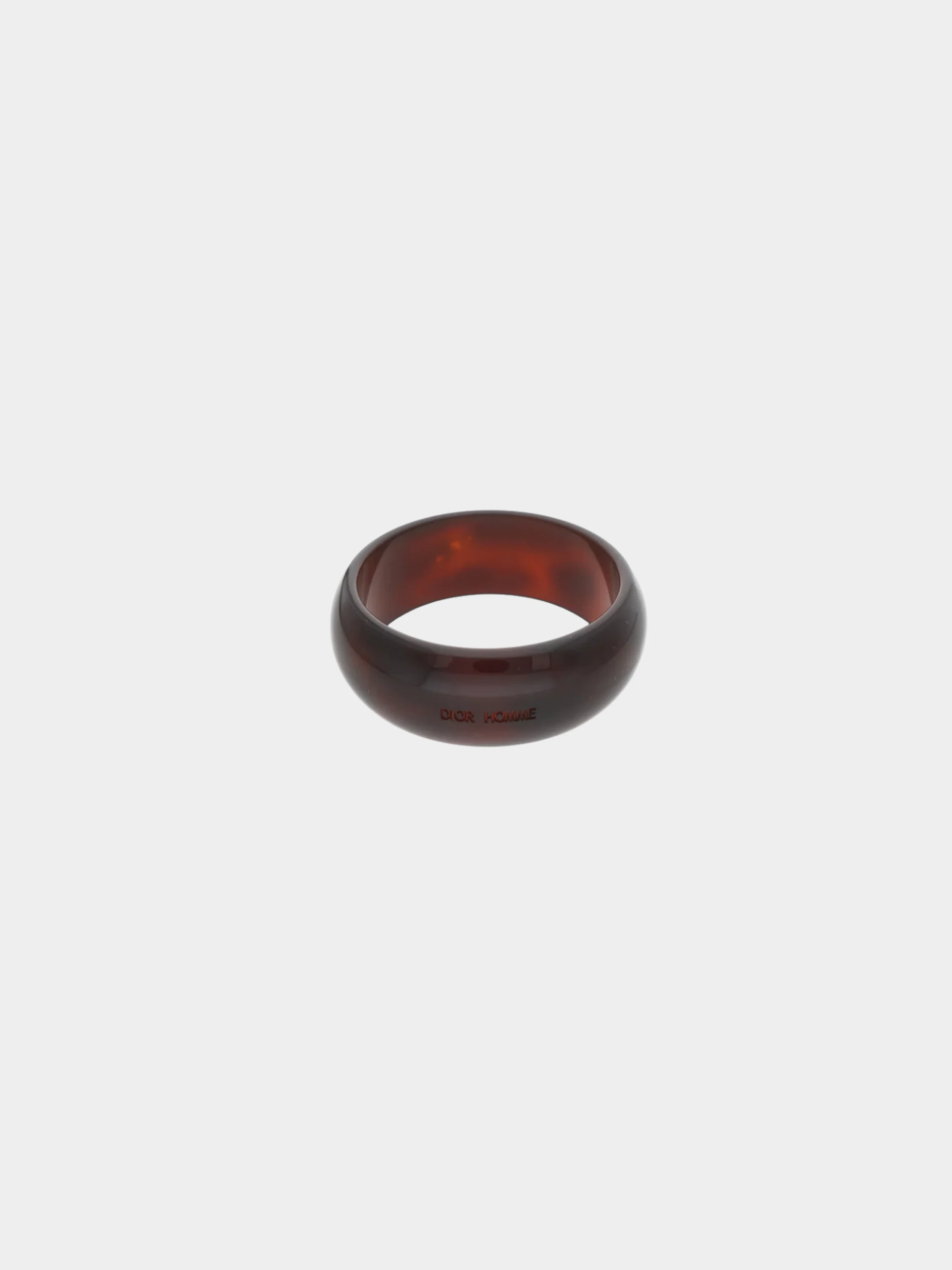 Christian Dior SS 2007 Homme Brown Lucite Bracelet - Image 2