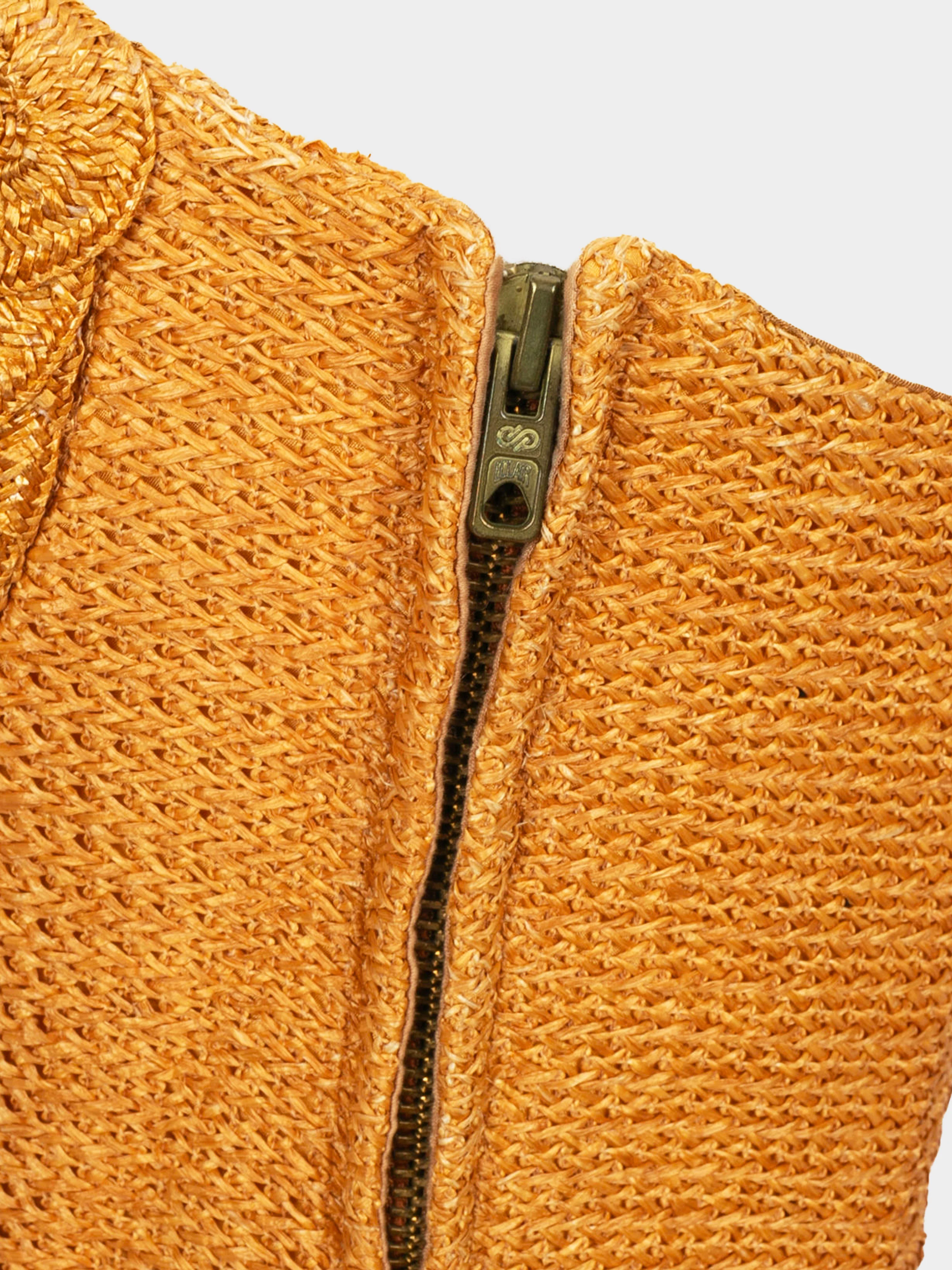 Christian Lacroix SS 1993 Raffia Bustier Top - Image 4