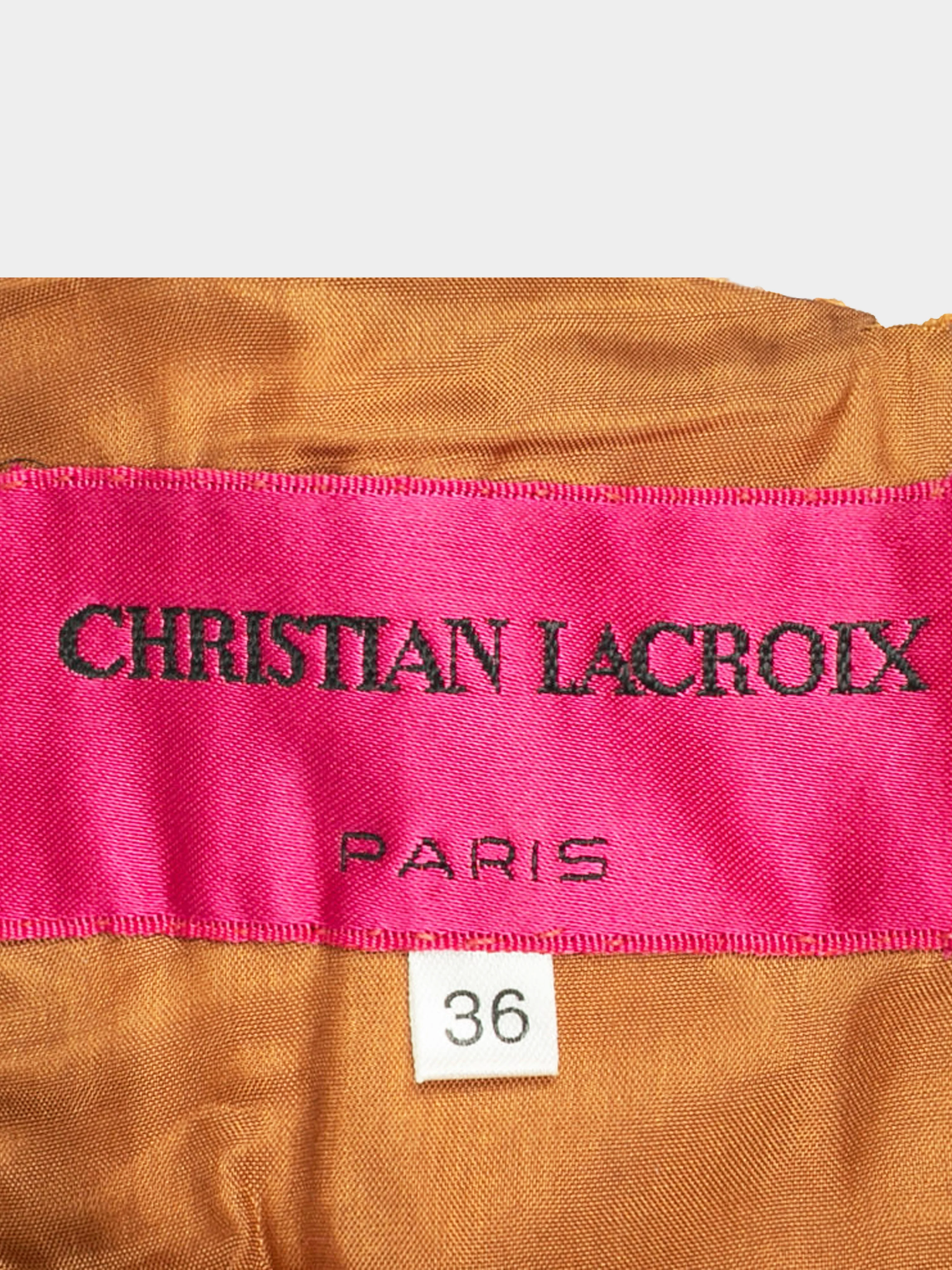 Christian Lacroix SS 1993 Raffia Bustier Top - Image 5