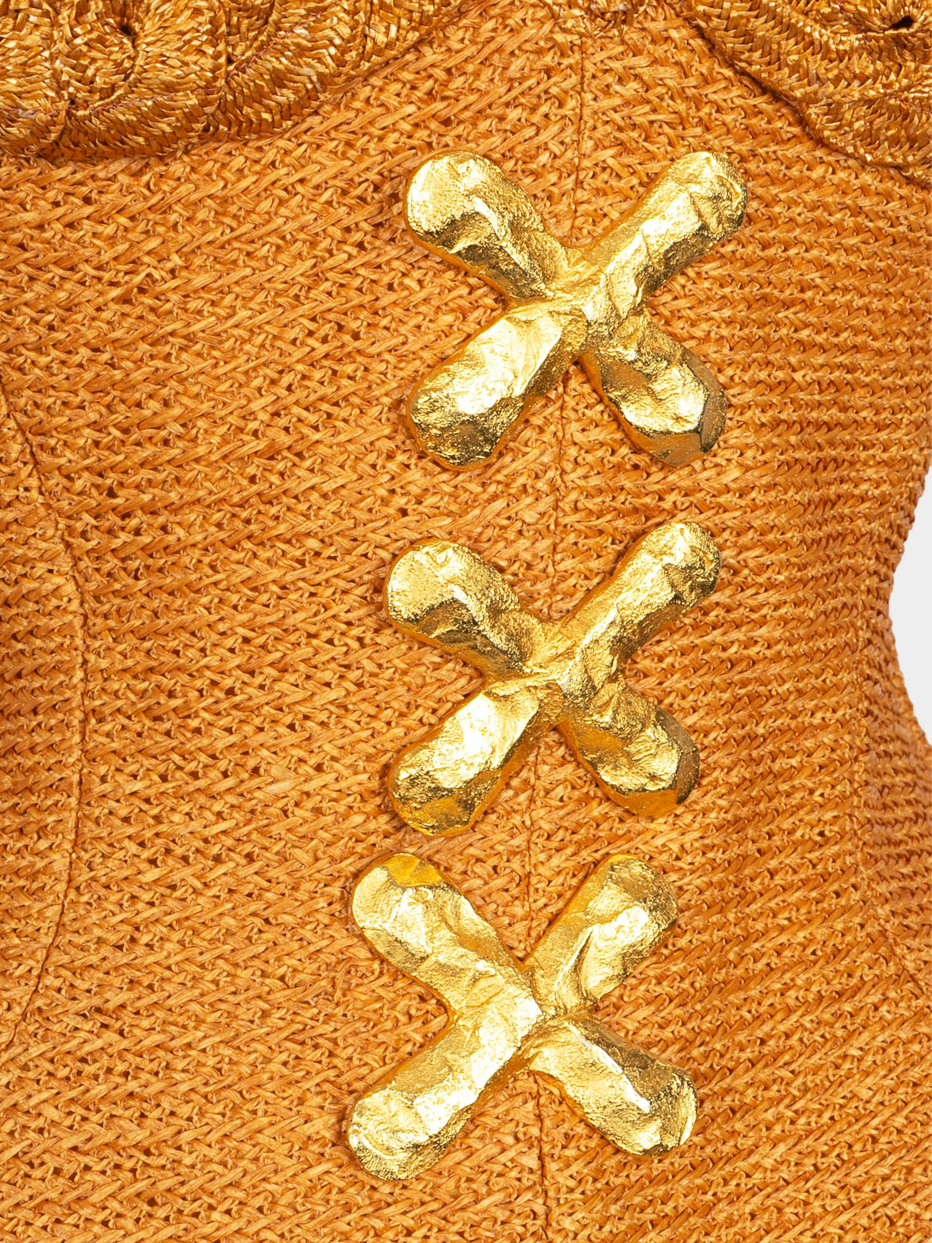 Christian Lacroix SS 1993 Raffia Bustier Top - Image 6
