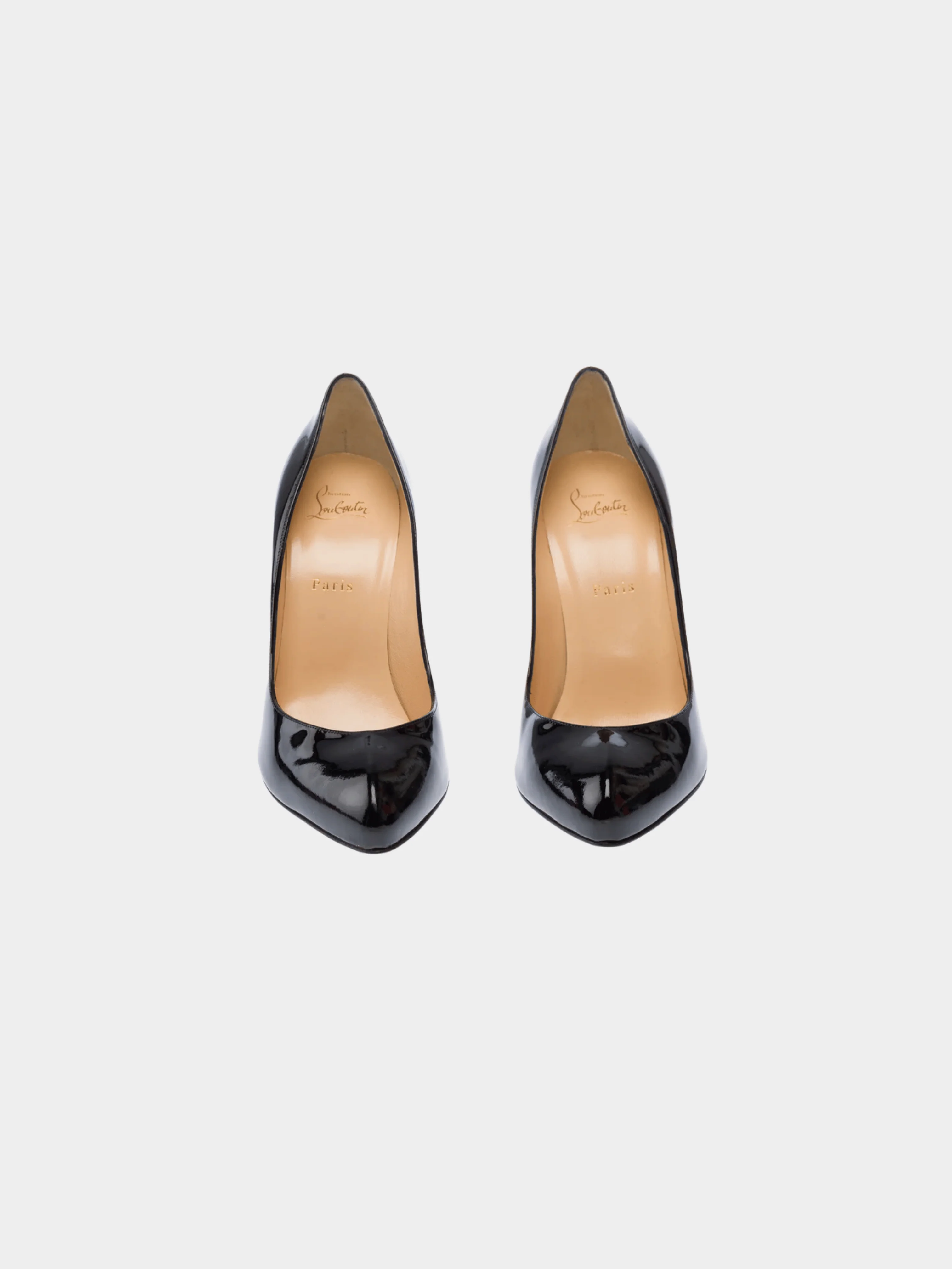 Christian Louboutin 2010s Black Leather Pumps - Image 2