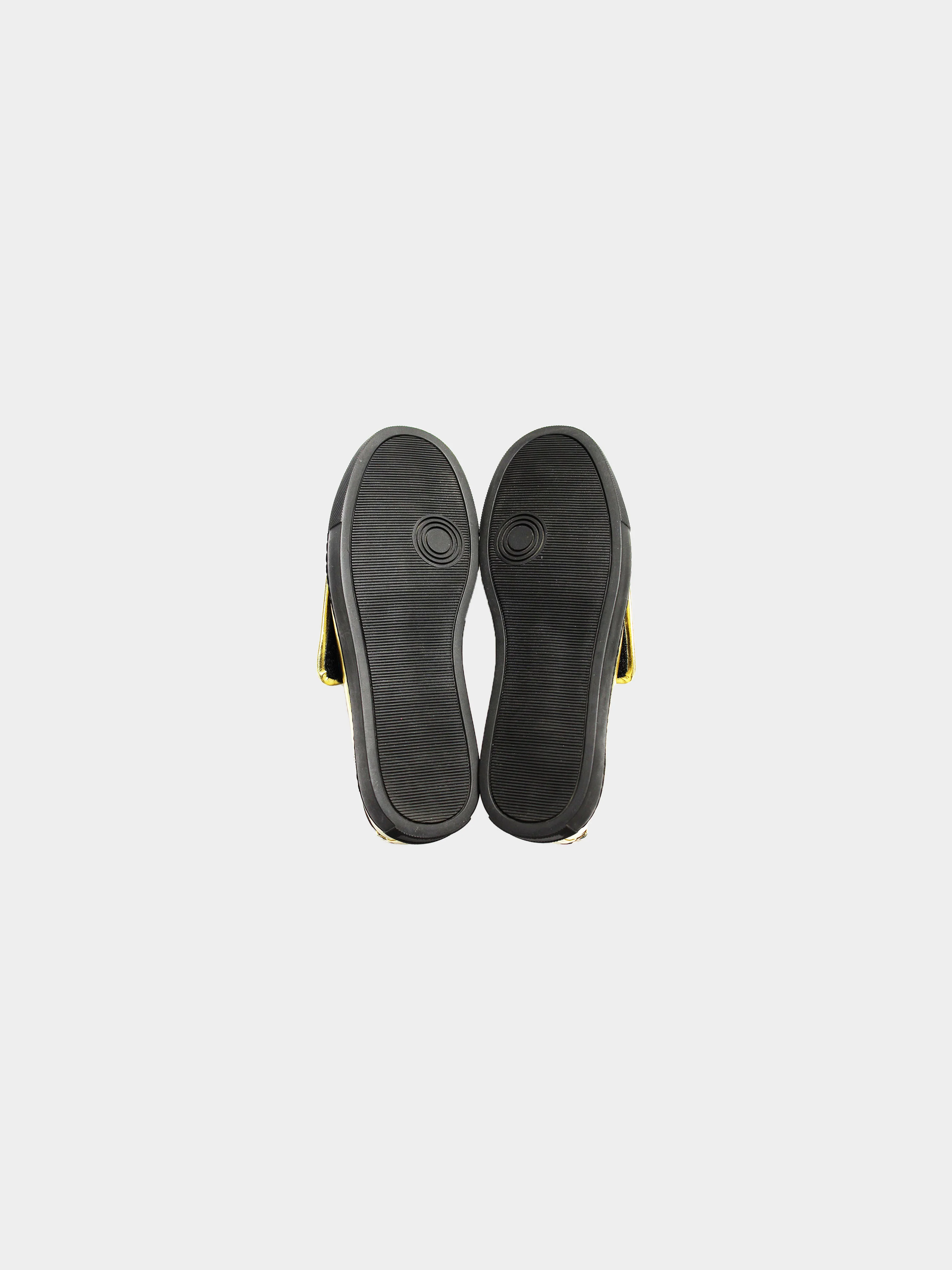Comme des Garçons SS 2007 Metallic Gold Loafers - Image 3