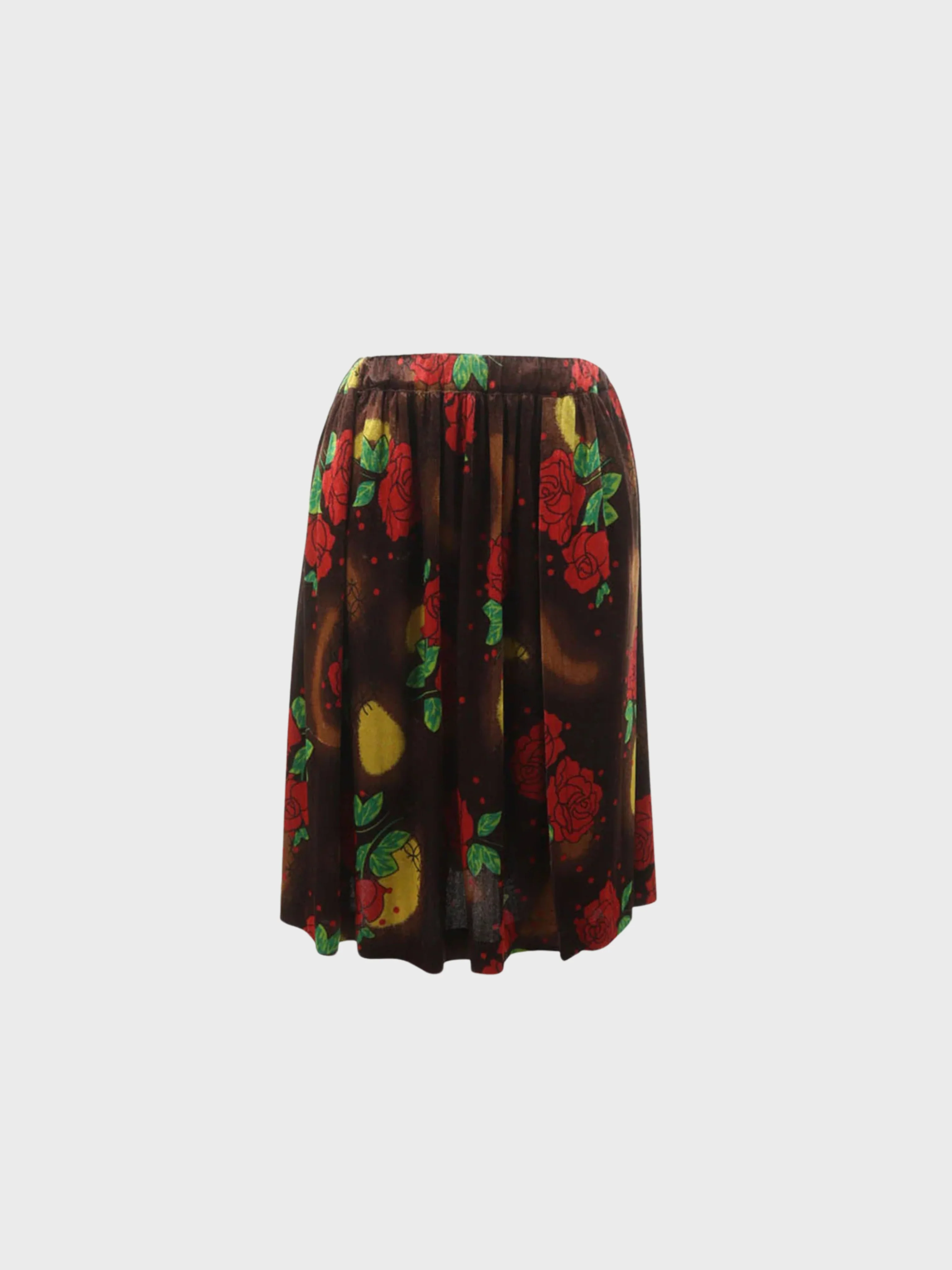 Comme des Garçons FW 2012 Multicolor Rayon Polyester Skirt - Image 2