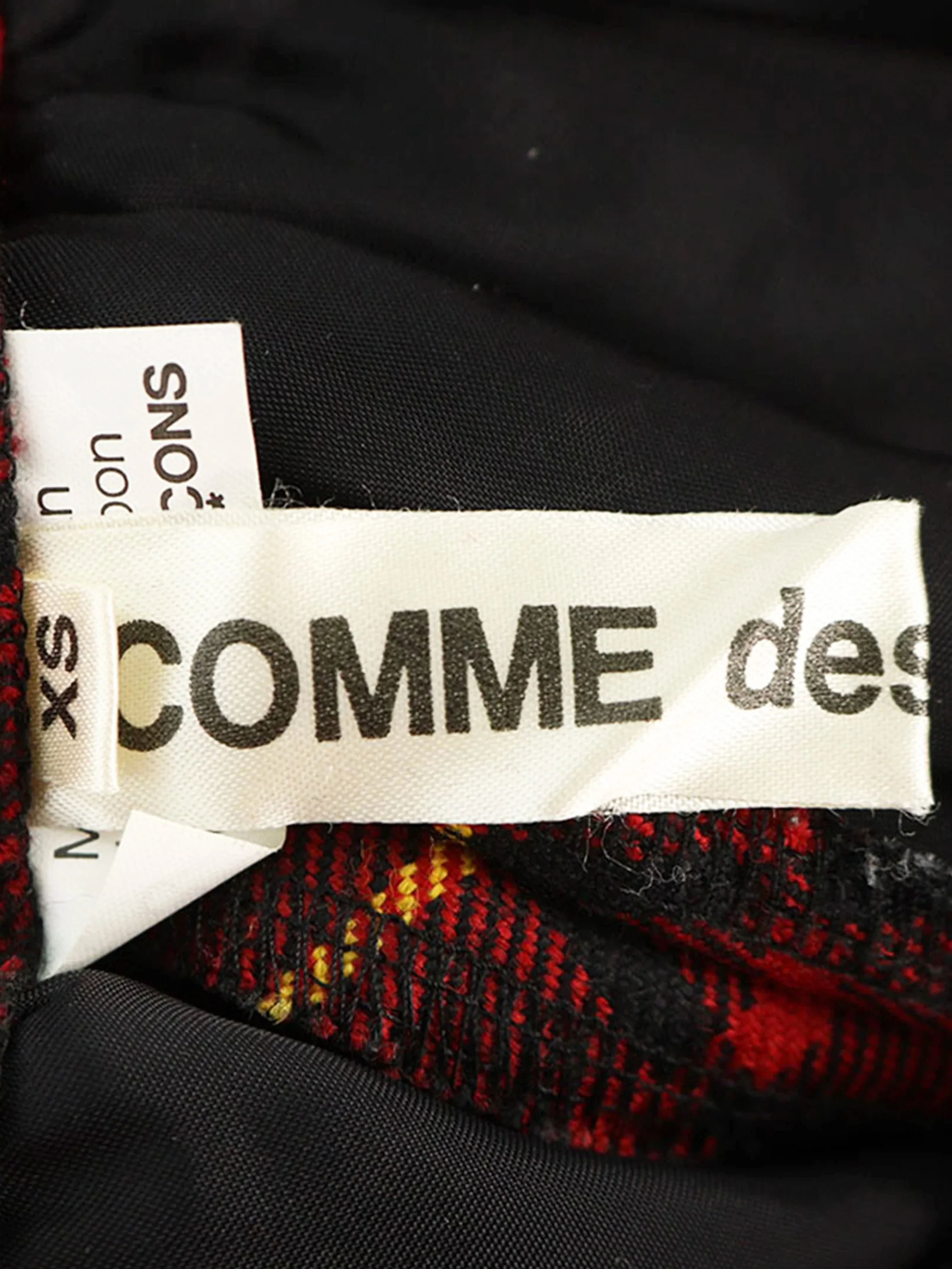 Comme des Garçons AW 2010 Red Tartan Wool Balloon Pants - Image 3