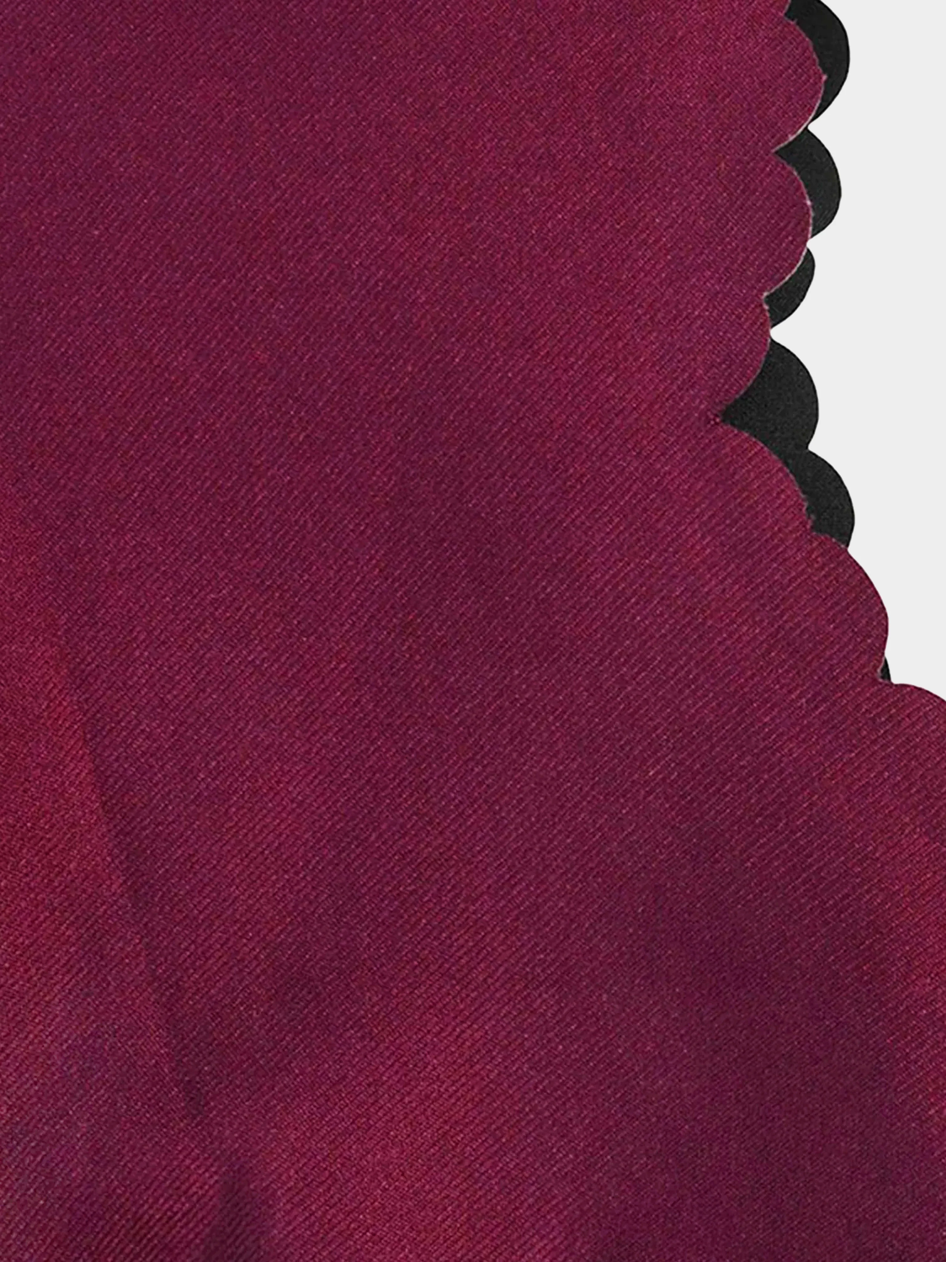 Comme des Garçons FW 1998 Burgundy and Black Bonded Dress - Image 3