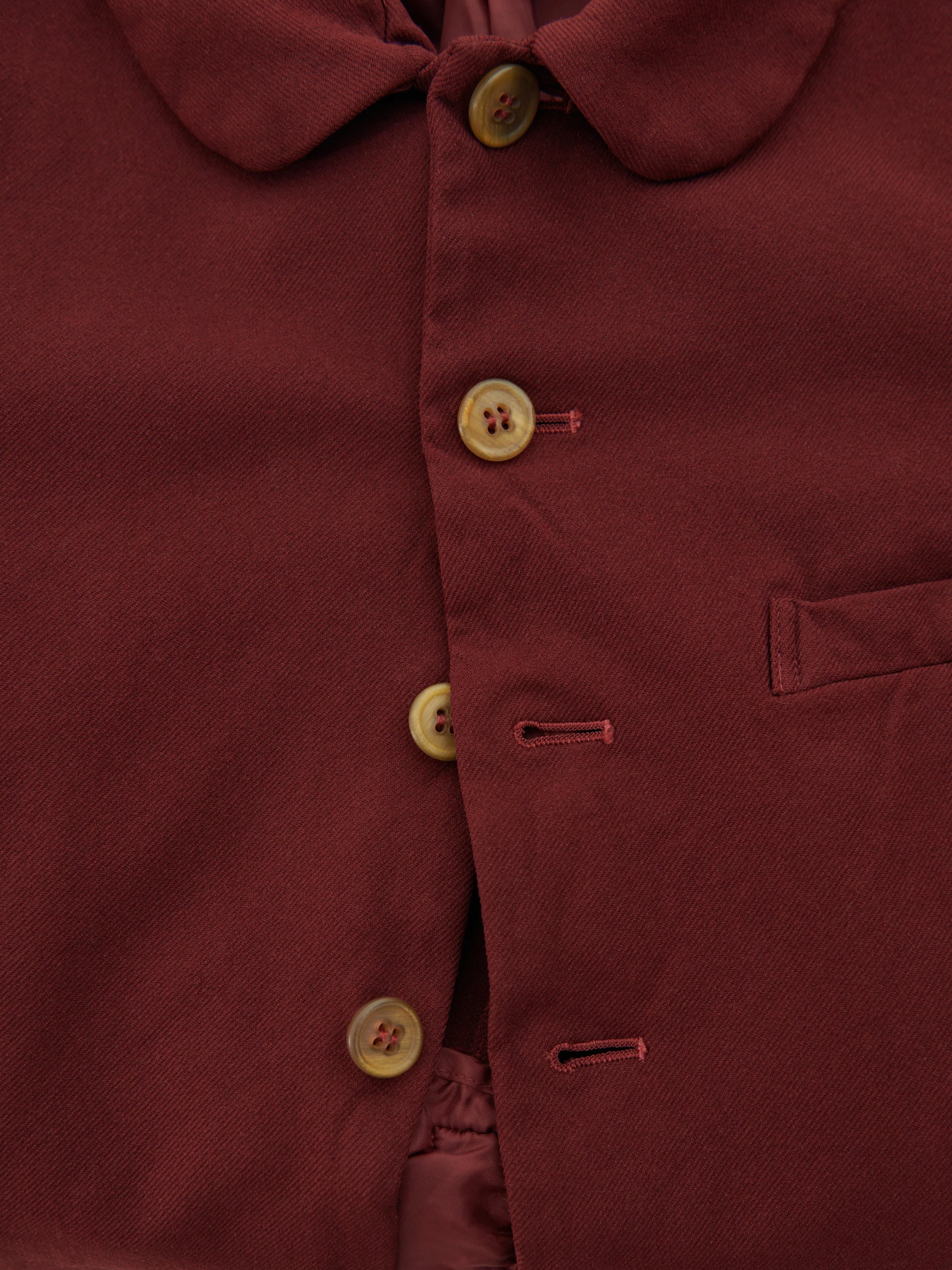 Comme des Garçons FW 2012 Red collared jacket - Image 4
