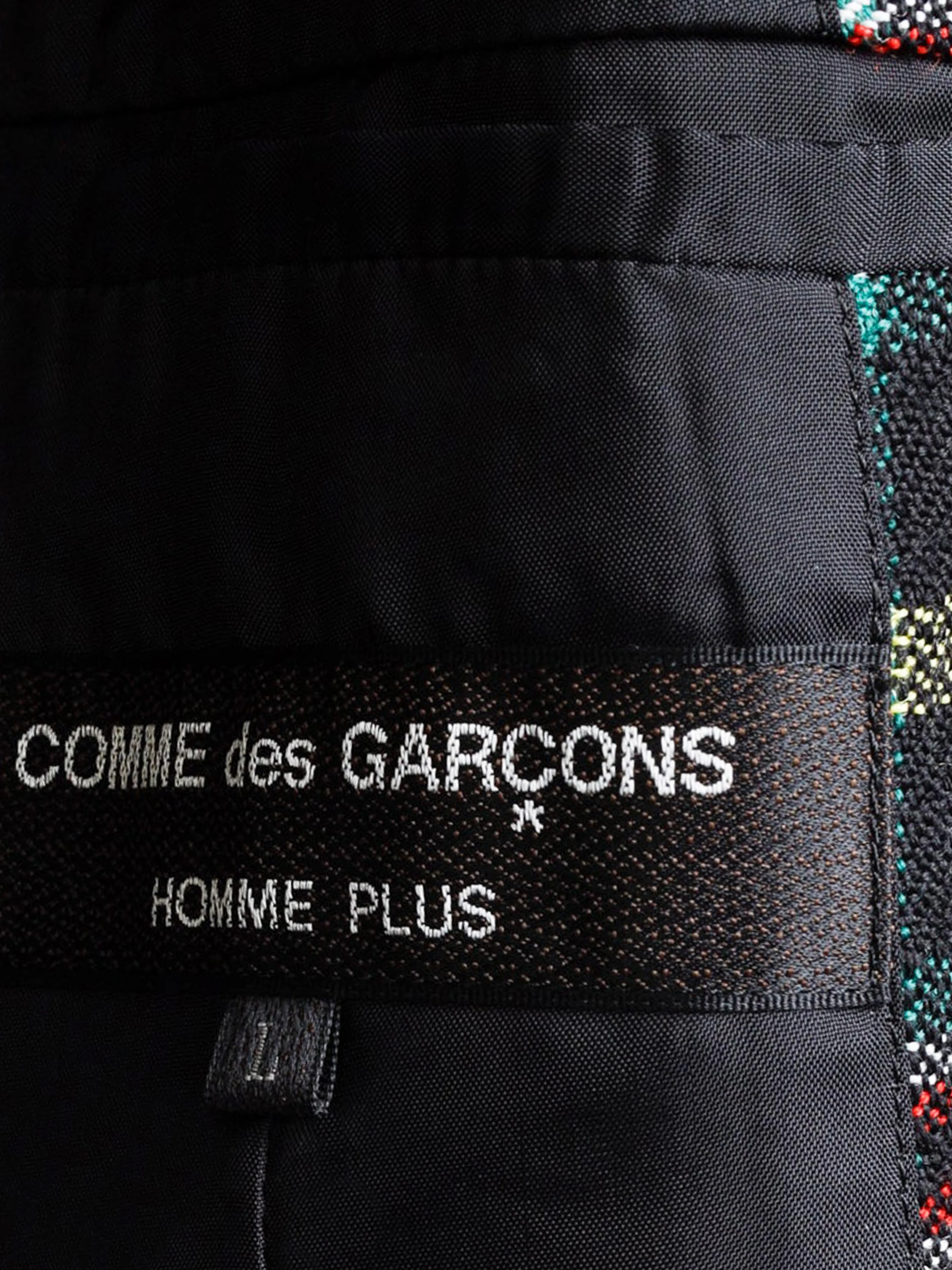 Comme Des Garçons Homme Plus FW 2020 Wool Tartan Vent Cut-out Coat - Image 5