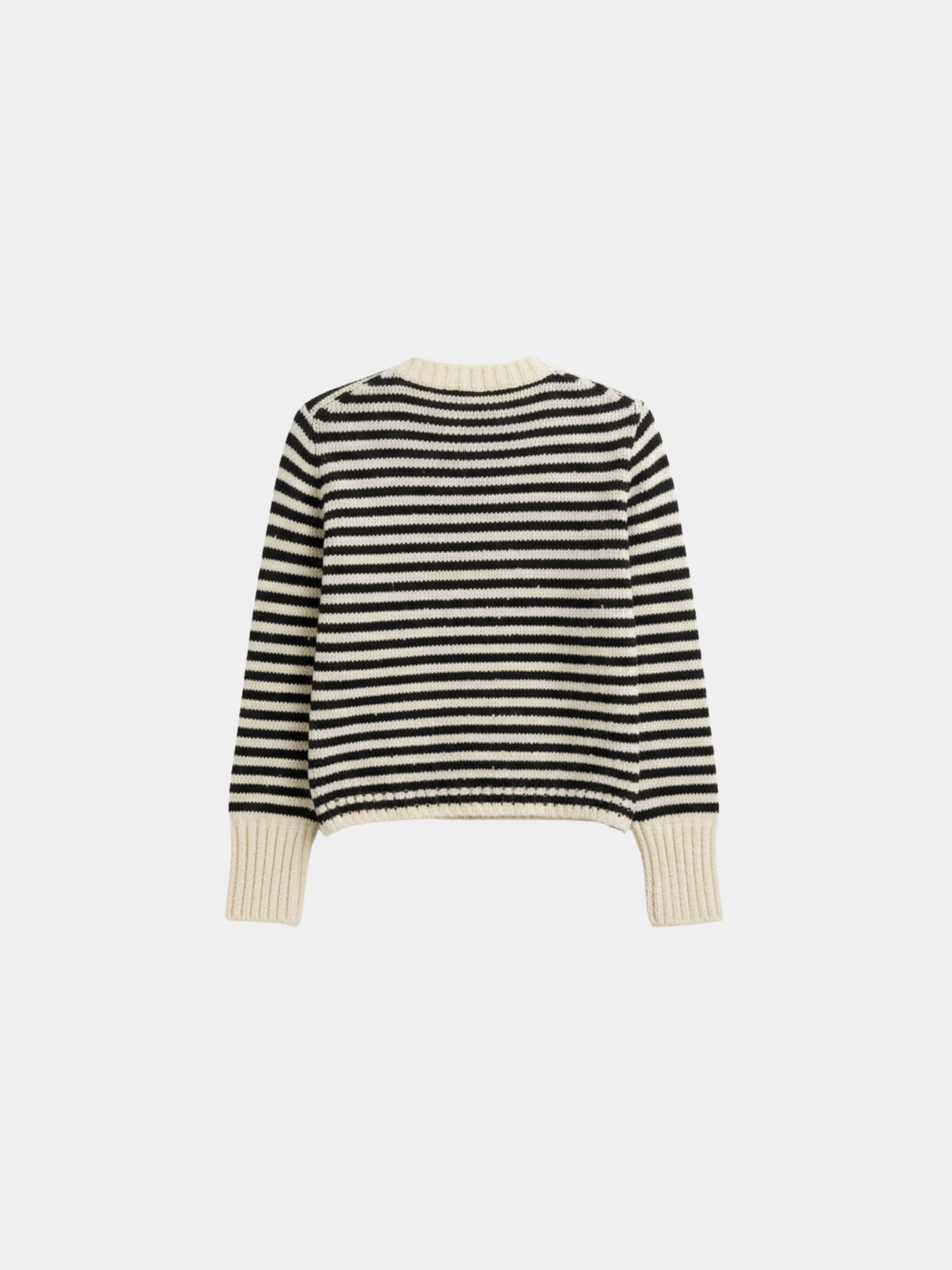 Christian Dior 2010s White Black Wool Mohair Cotton Cardigan - Image 3