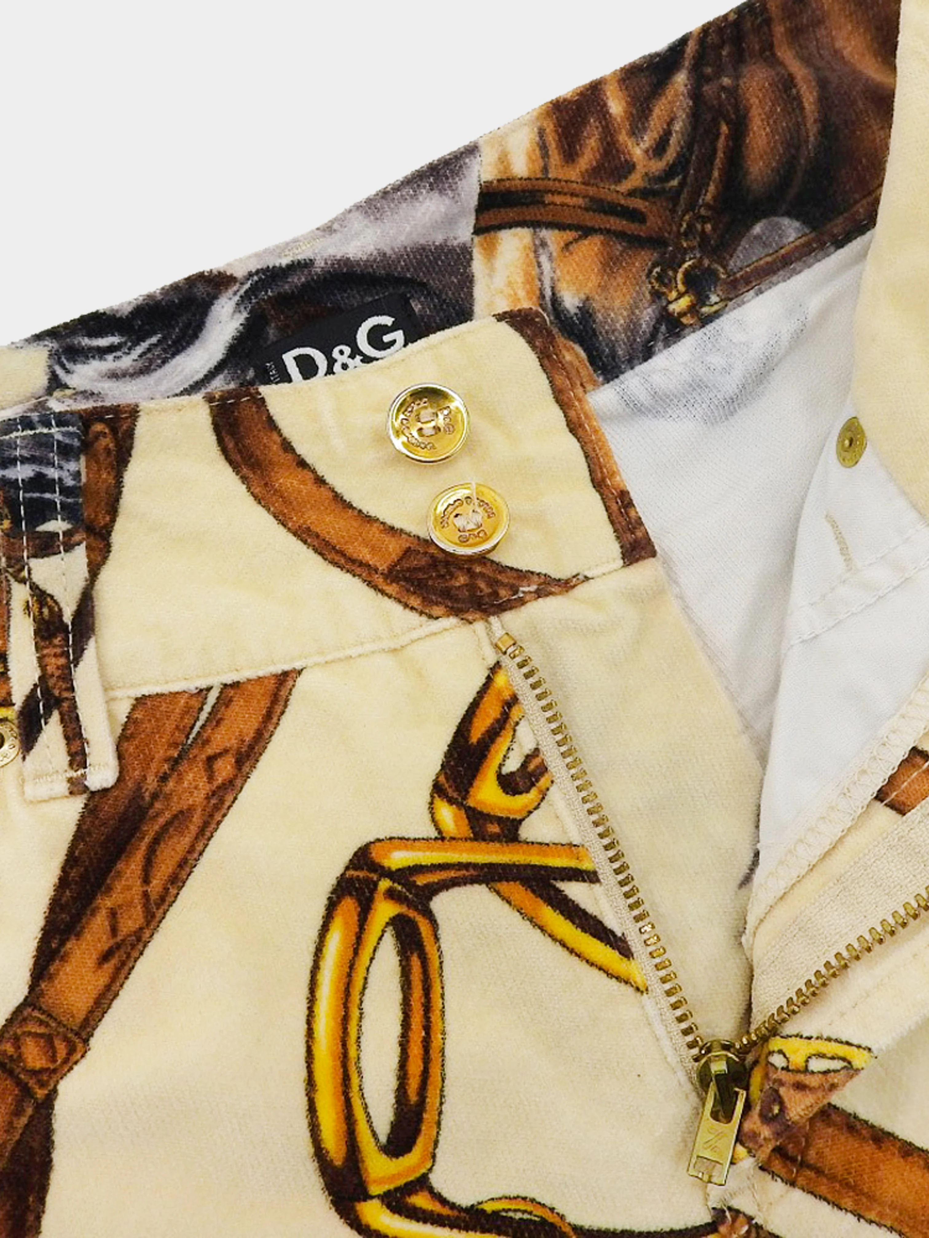 Dolce and Gabbana 1990s Beige Equestrian Coat and Pants Set - Image 7