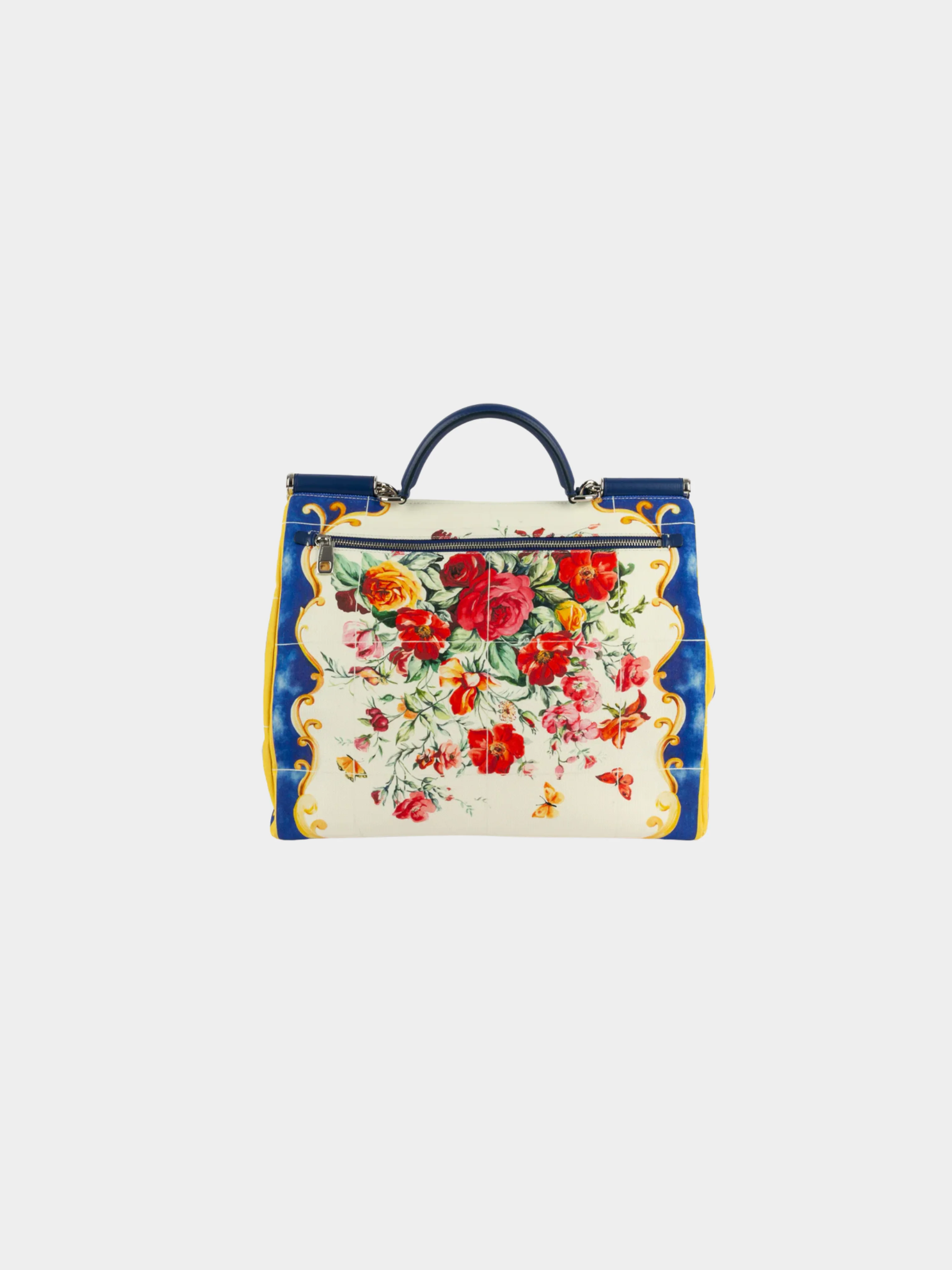Dolce and Gabbana 2010s Multicoloured Canvas Sicily bag - Image 2