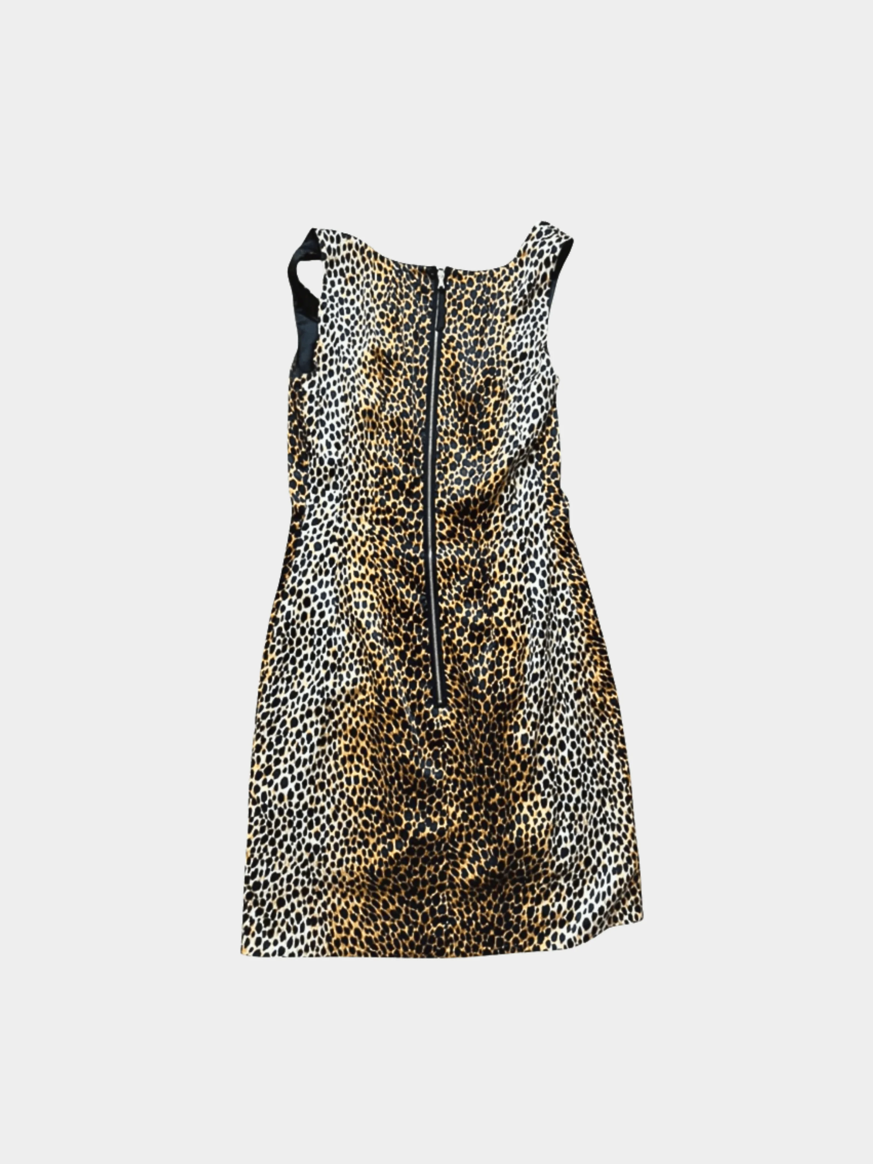 Dolce and Gabbana FW 1996 Leopard Print Mini Dress - Image 2