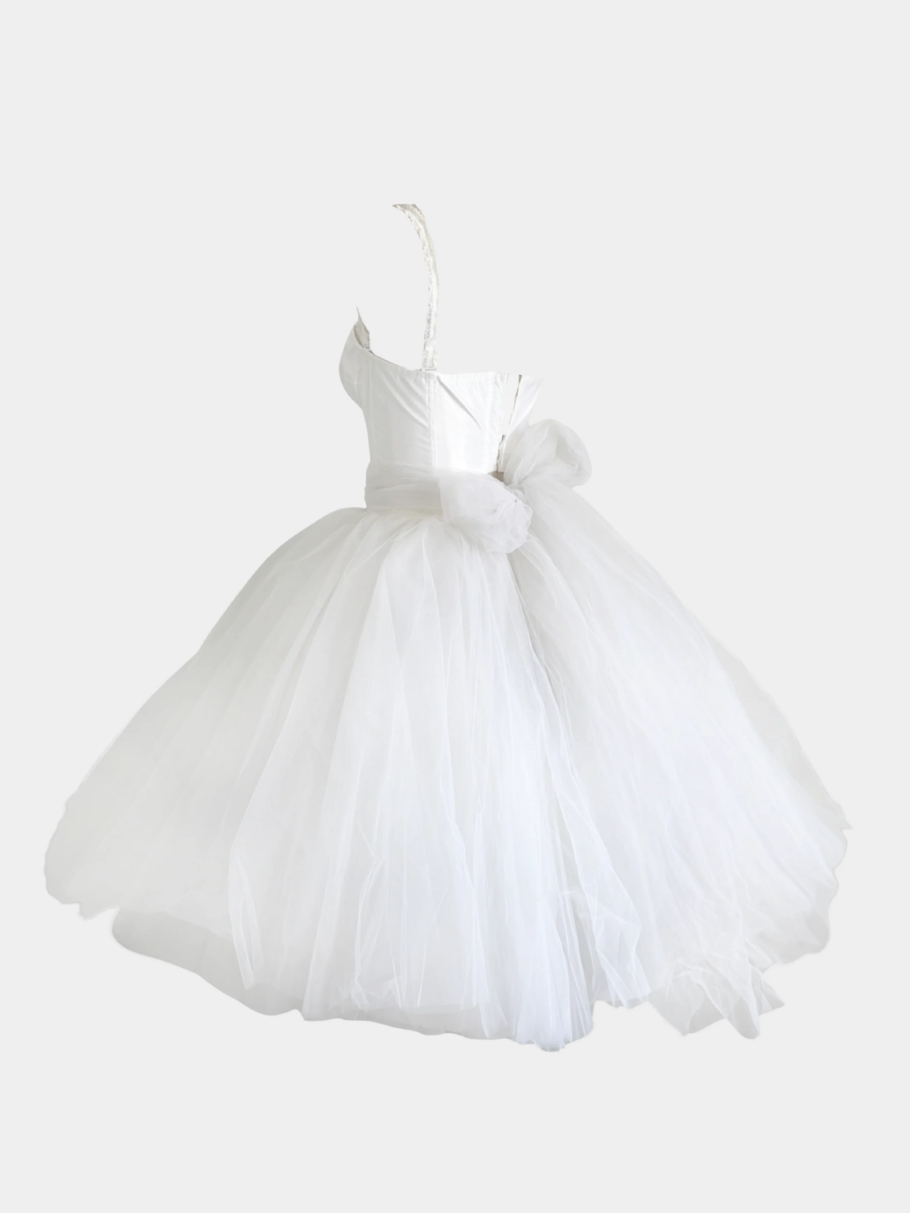 Dolce and Gabbana SS 1992 White Tulle Bustier Ballet Skirt Dress - Image 2