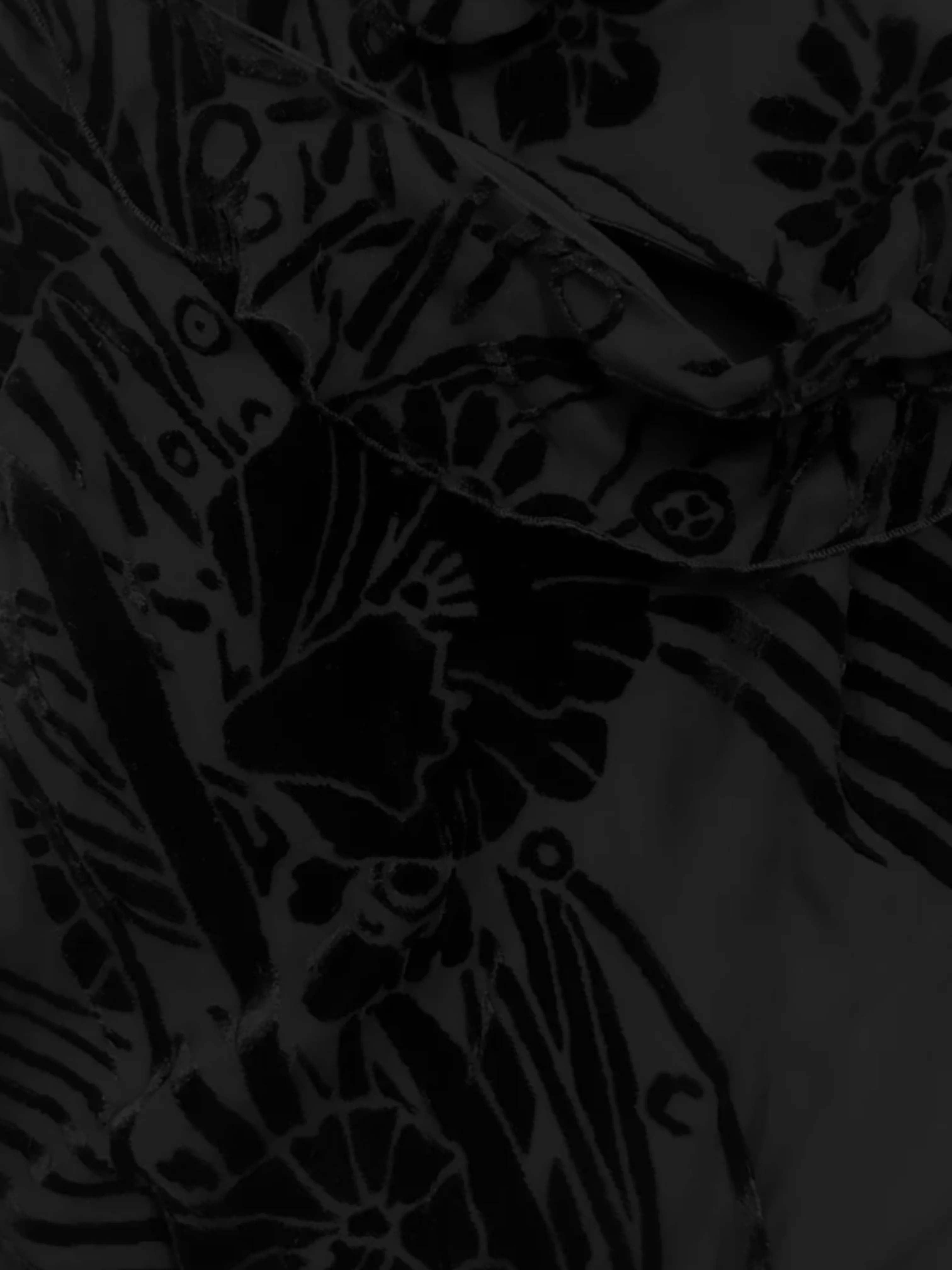 Emanuel Ungaro 2000s Black Bias Floral Maxi Dress - Image 3