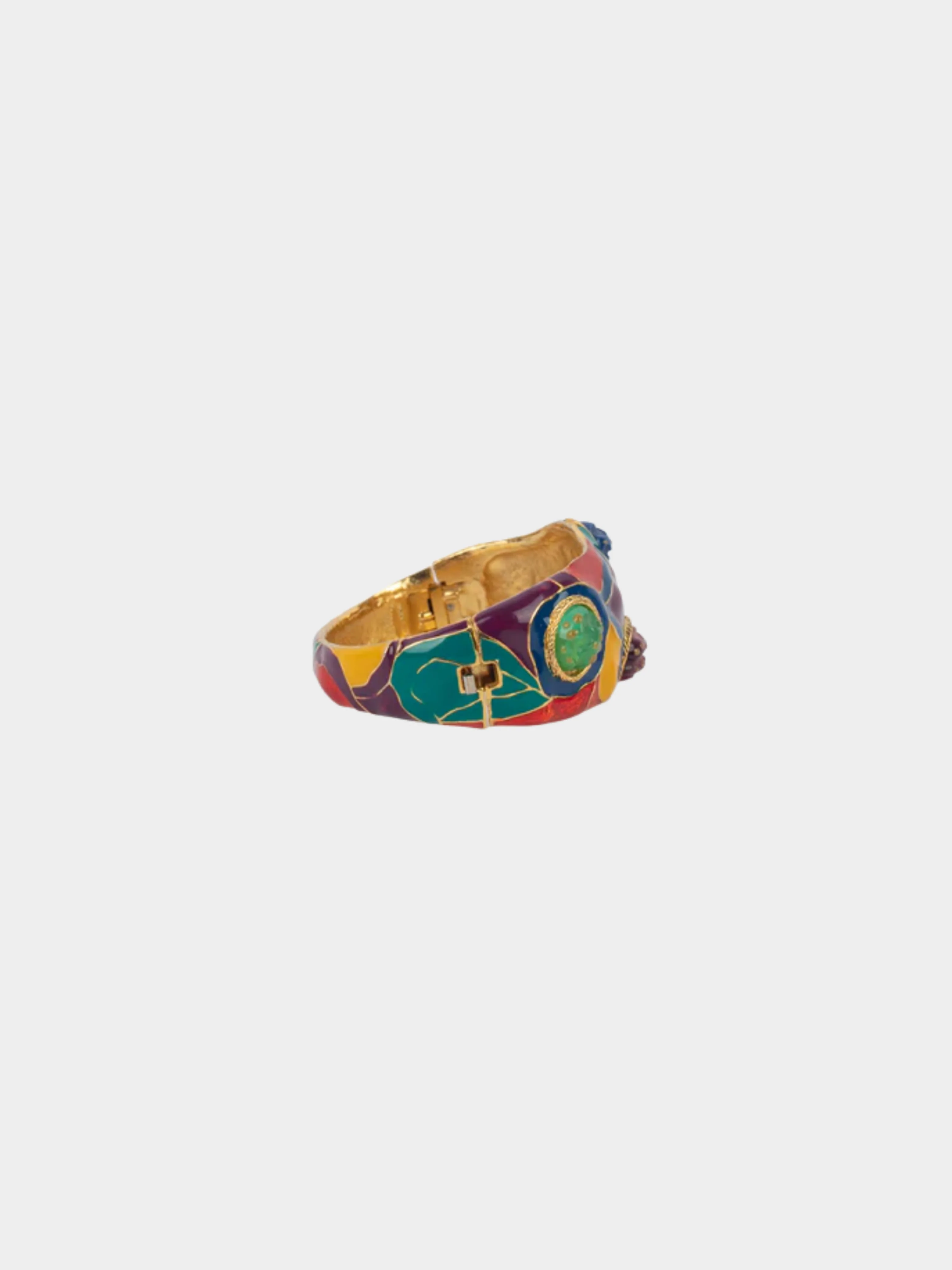 Emanuel Ungaro 2000s Multicoloured Enamel Bracelet - Image 3